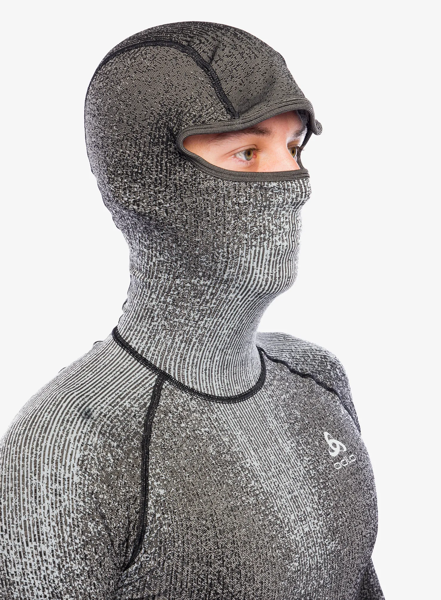 Termo flis jopa Odlo Blackcomb Eco BL Top Facemask LS - black
