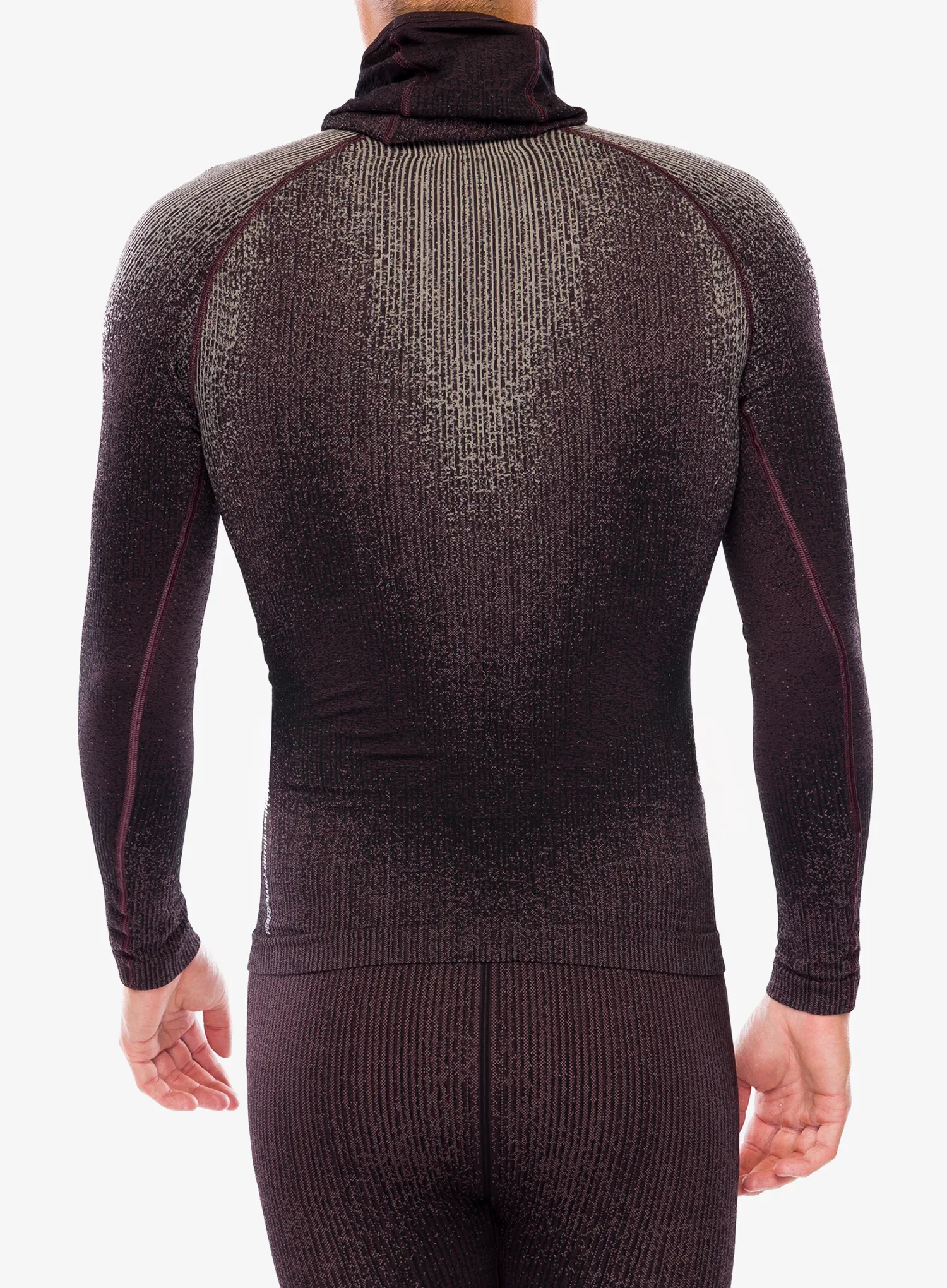 Termo flis jopa Odlo Blackcomb Eco BL Top Facemask LS - fudge