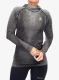 Ženska termo flis jopa Odlo Blackcomb Eco BL Top Facemask LS - black
