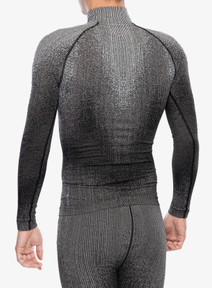 Termo flis jopa Odlo Blackcomb Eco BL Top Turtle Neck LS Half Zip - black