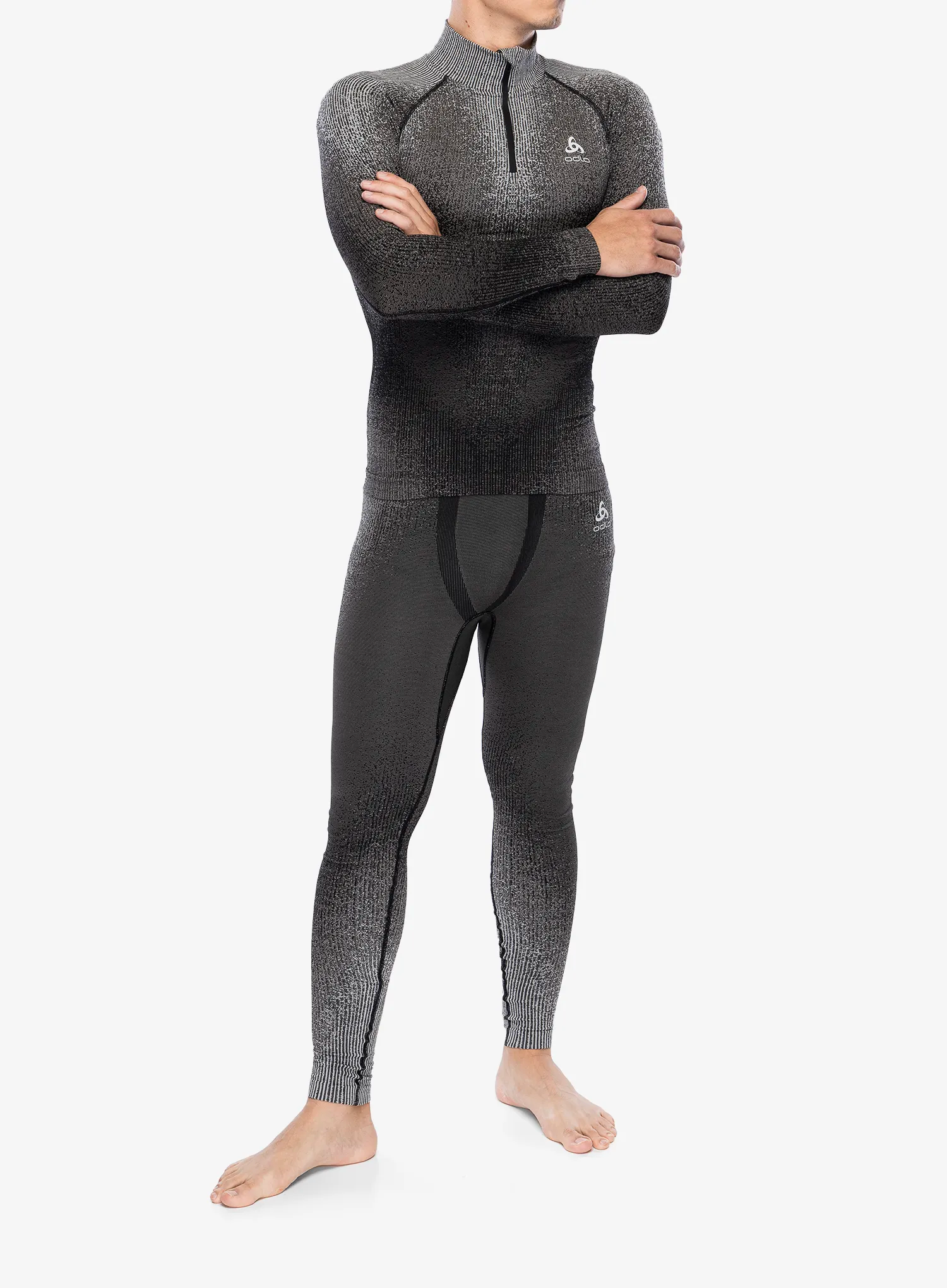 Termo flis jopa Odlo Blackcomb Eco BL Top Turtle Neck LS Half Zip - black