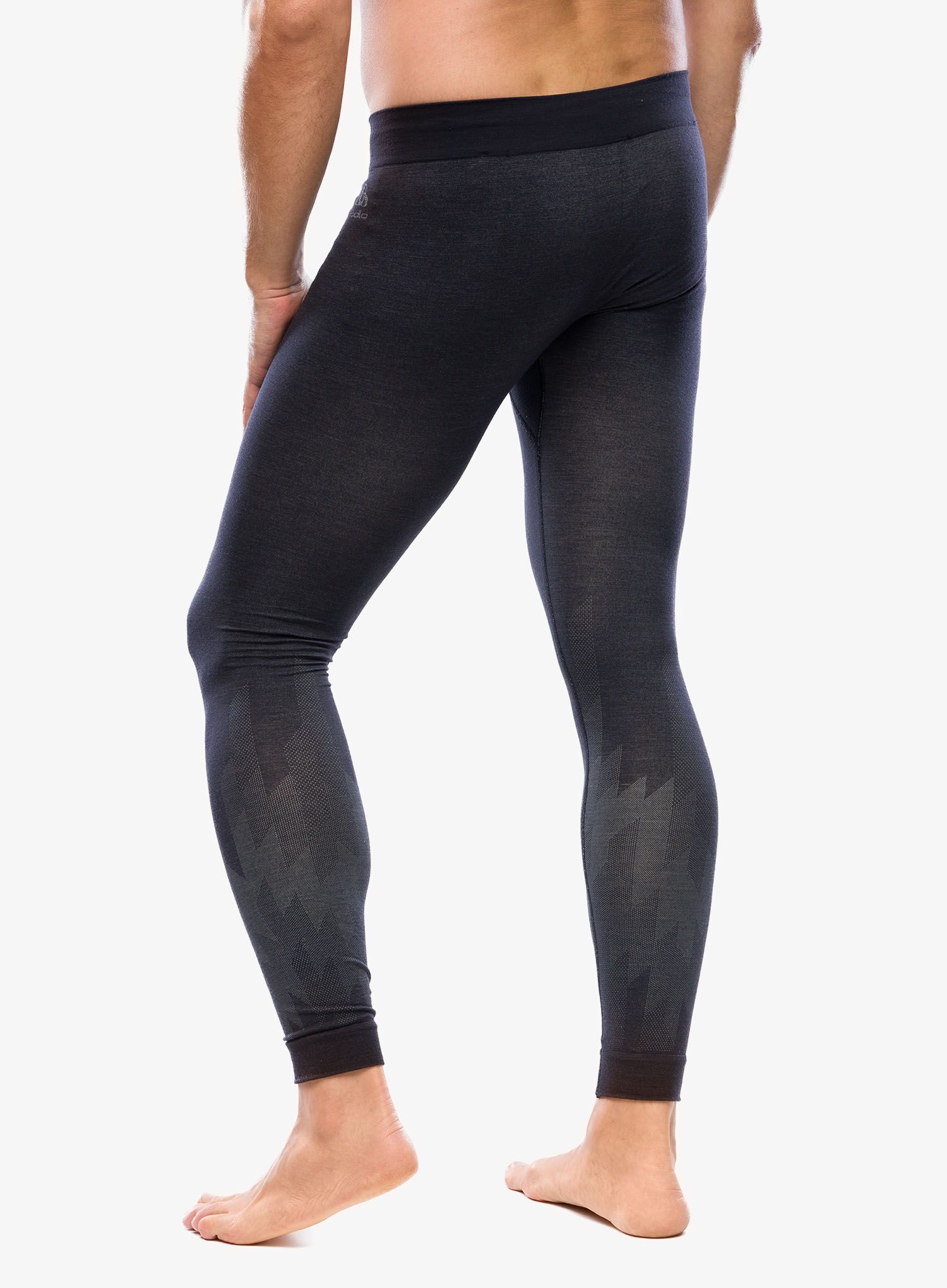 Termo pajkice Odlo Kinship PW 200 BL Bottom Long - black melange