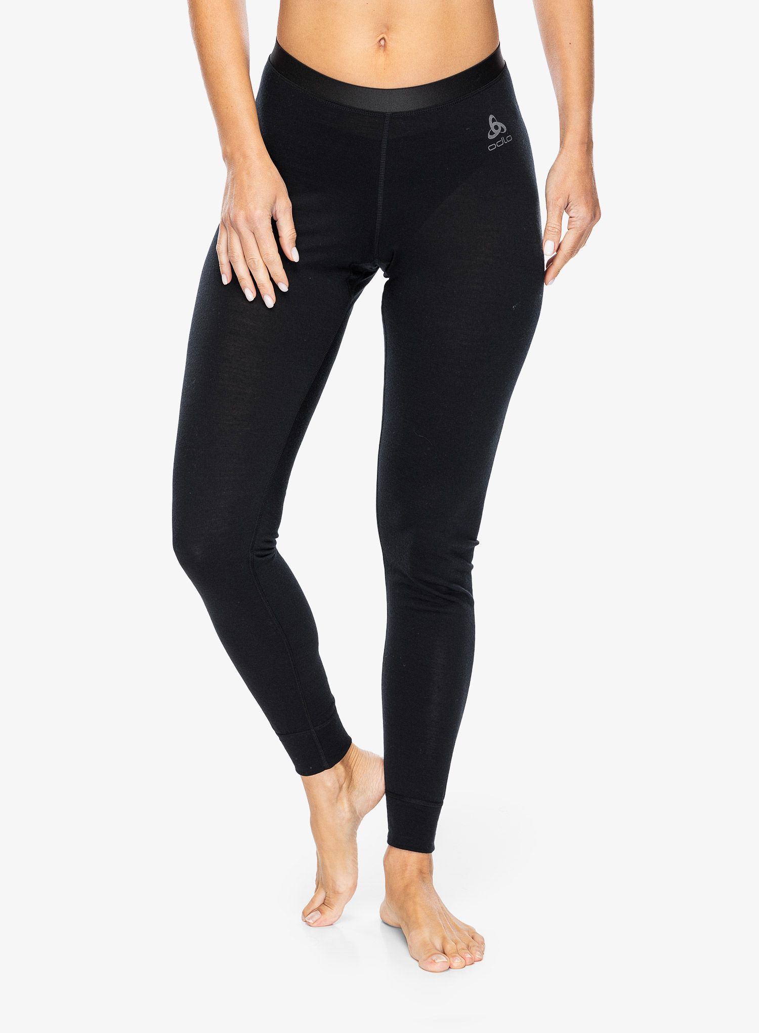 Ženske termo pajkice Odlo Merino 160 BL Bottom Long - black