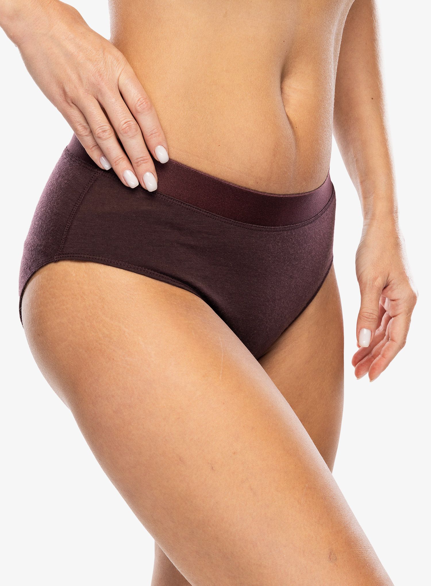Ženske spodnjice Odlo Merino 160 Panty - fudge