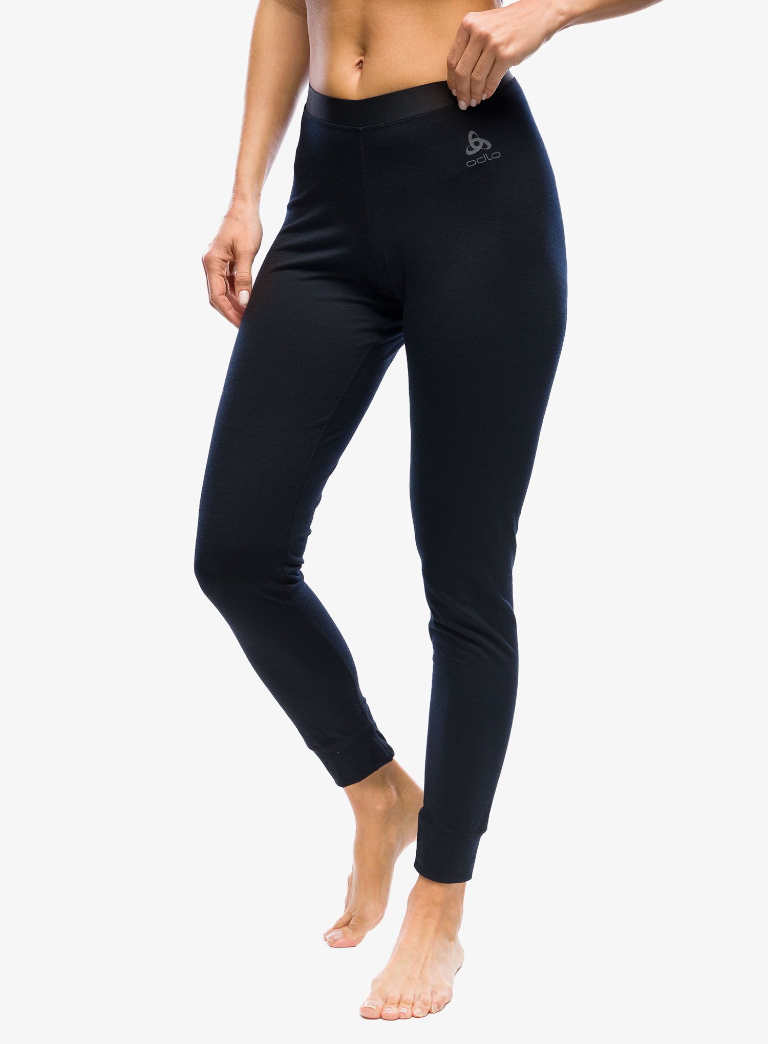 Ženske termo pajkice Odlo Merino 200 BL Bottom Long - black
