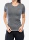 Ženska termo majica Odlo Merino 200 BL Top Crew Neck SS - odlo steel grey melange