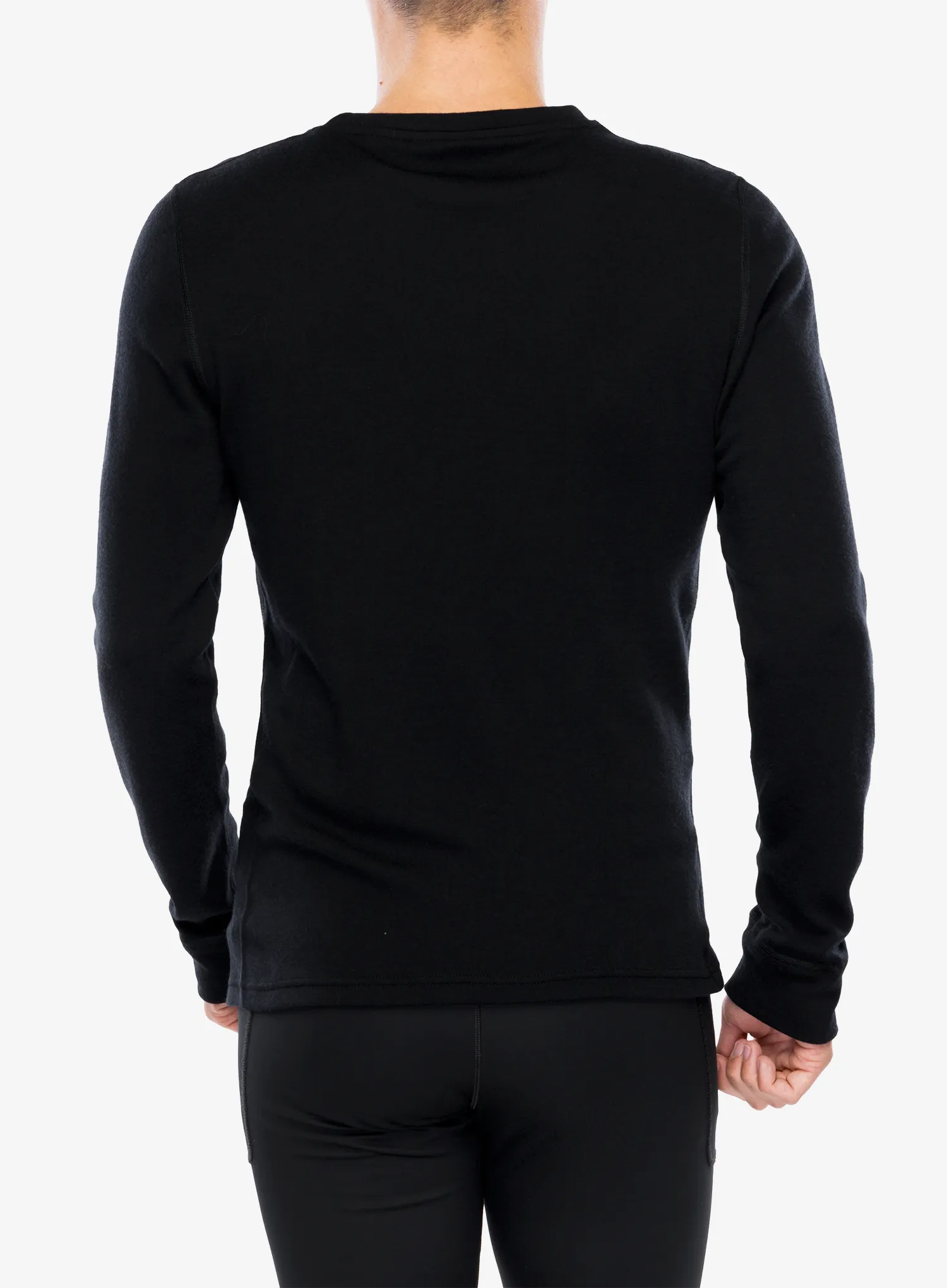 Termo flis jopa Odlo Merino 260 BL Top Crew Neck LS - black