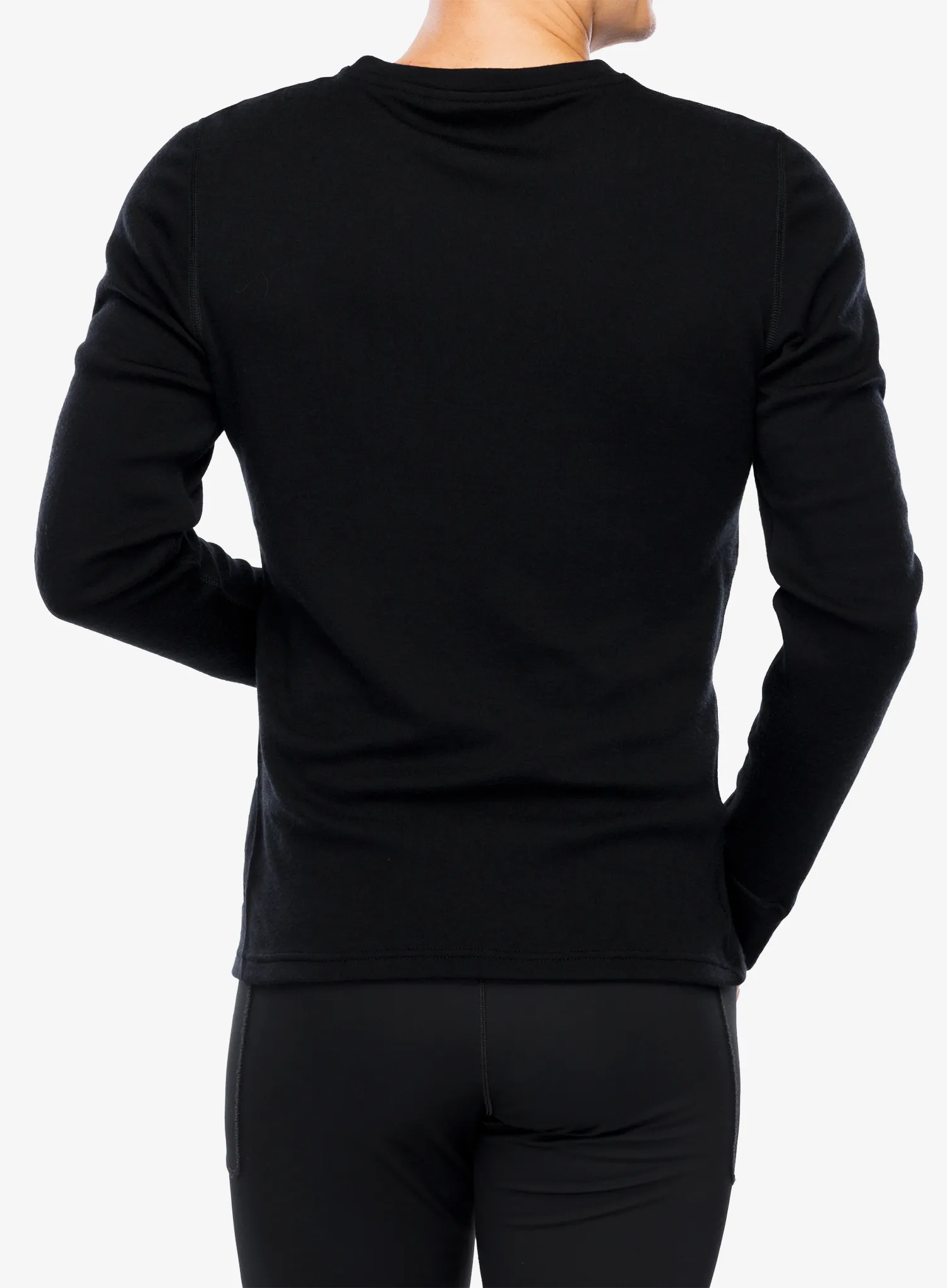 Termo flis jopa Odlo Merino 260 BL Top Crew Neck LS - black