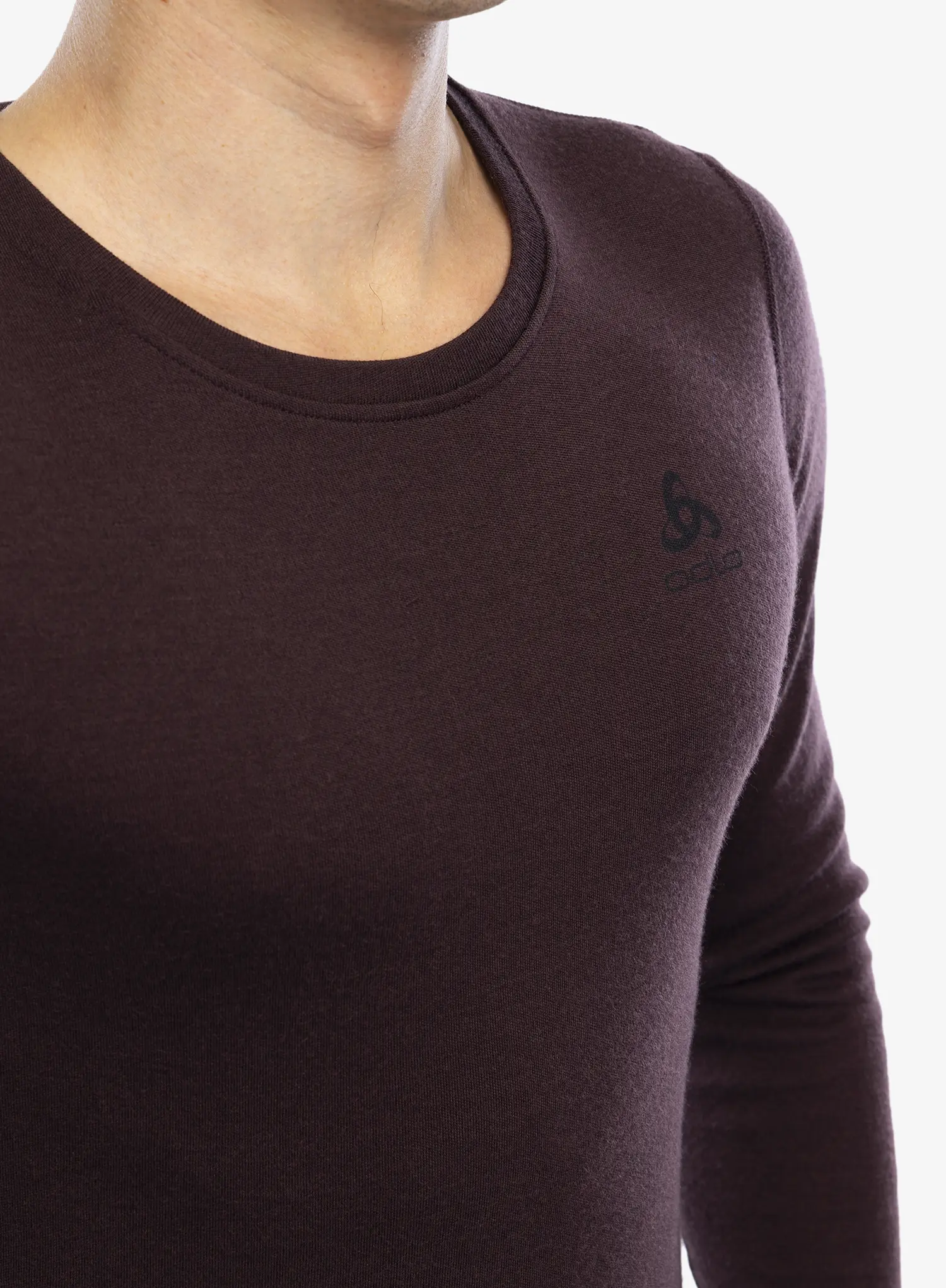 Termo flis jopa Odlo Merino 260 BL Top Crew Neck LS - fudge