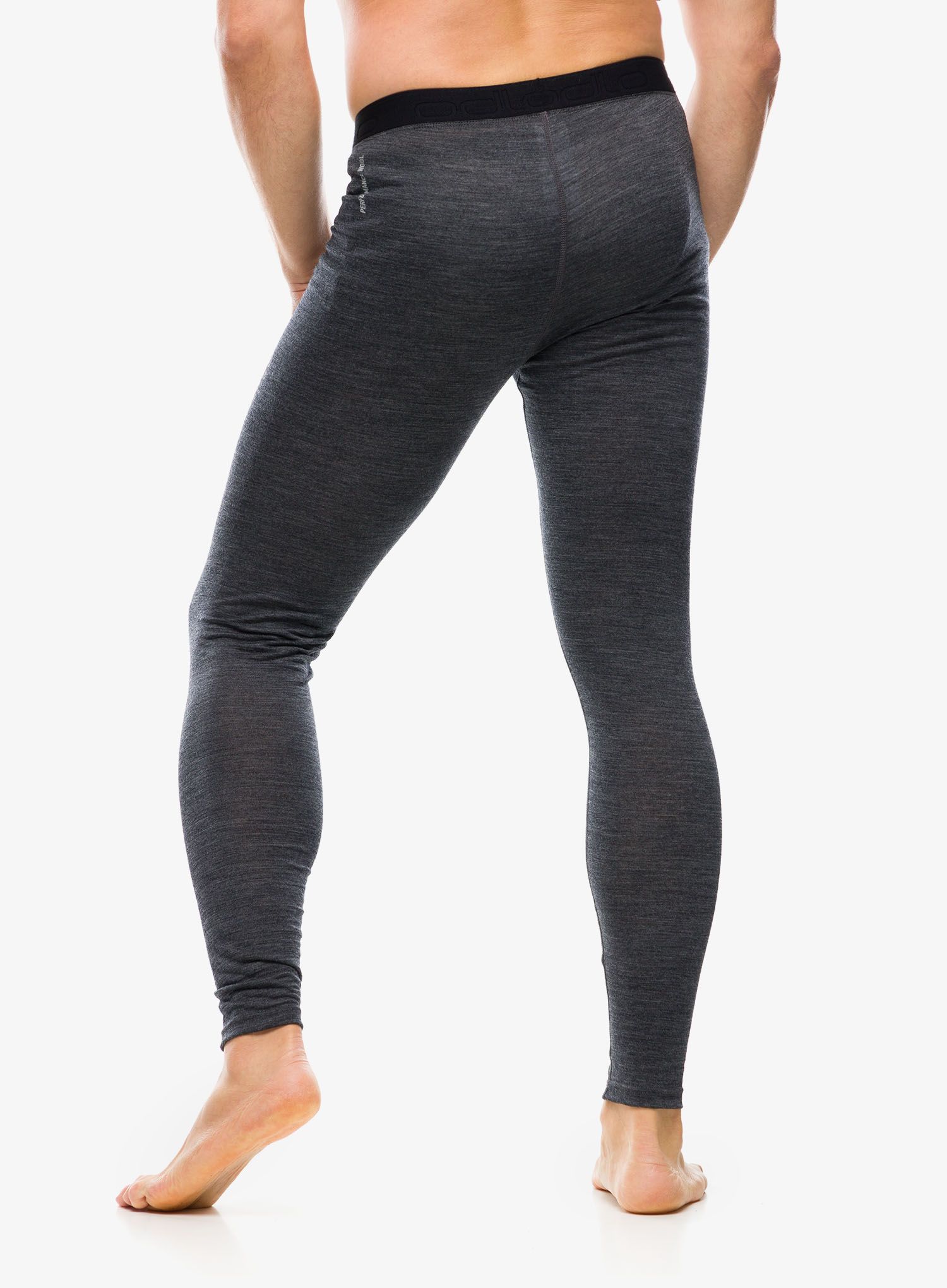 Termo pajkice Odlo Natural Performance PW 150 BL Bottom Long - dark grey melange