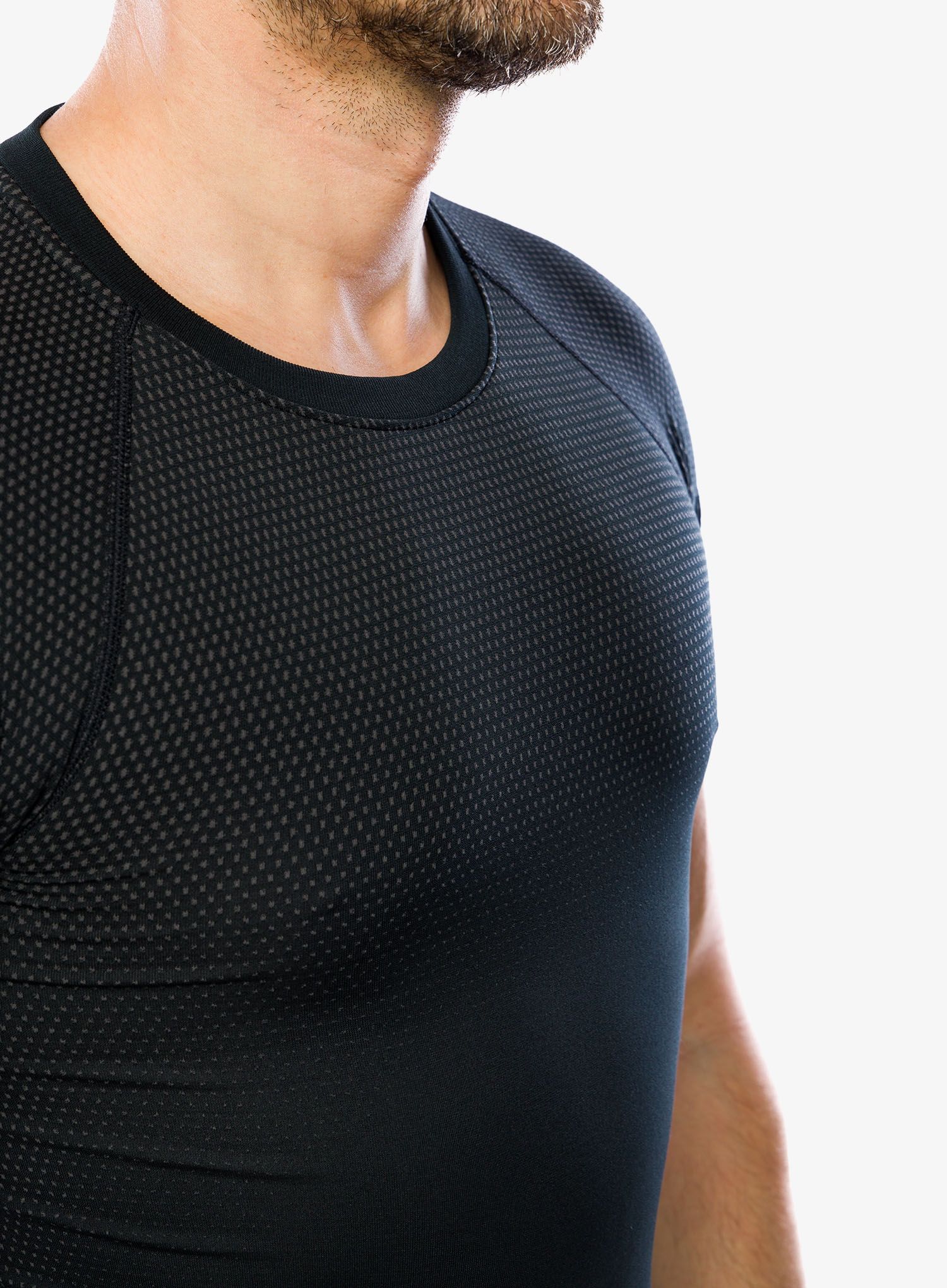 Termo majica Odlo Performance Light Eco BL Top Crew Neck SS - black