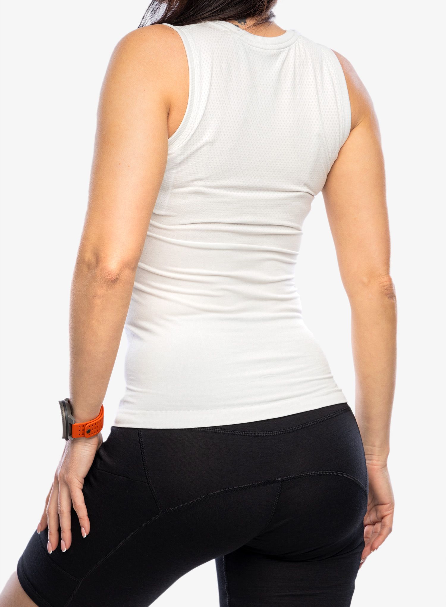 Ženska termo majica Odlo Performance Light Eco BL Top Crew Neck Singlet - white