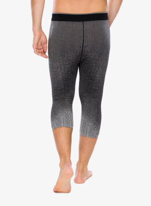 Termo pajkice Odlo Performance Warm Blackcomb BL Bottom 3/4 - black