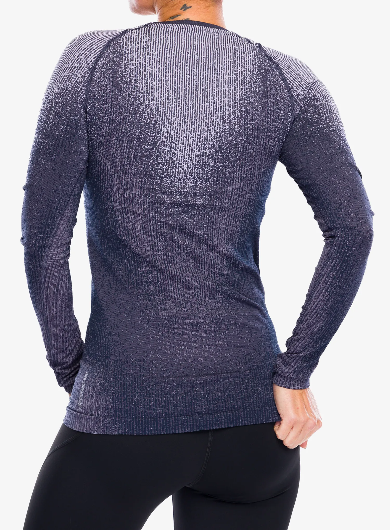 Ženska termo flis jopa Odlo Performance Warm Blackcomb BL Top Crew Neck LS - gray ridge