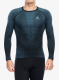 Termo flis jopa Odlo Performance Warm Blackcomb BL Top Crew Neck LS - provincial blue