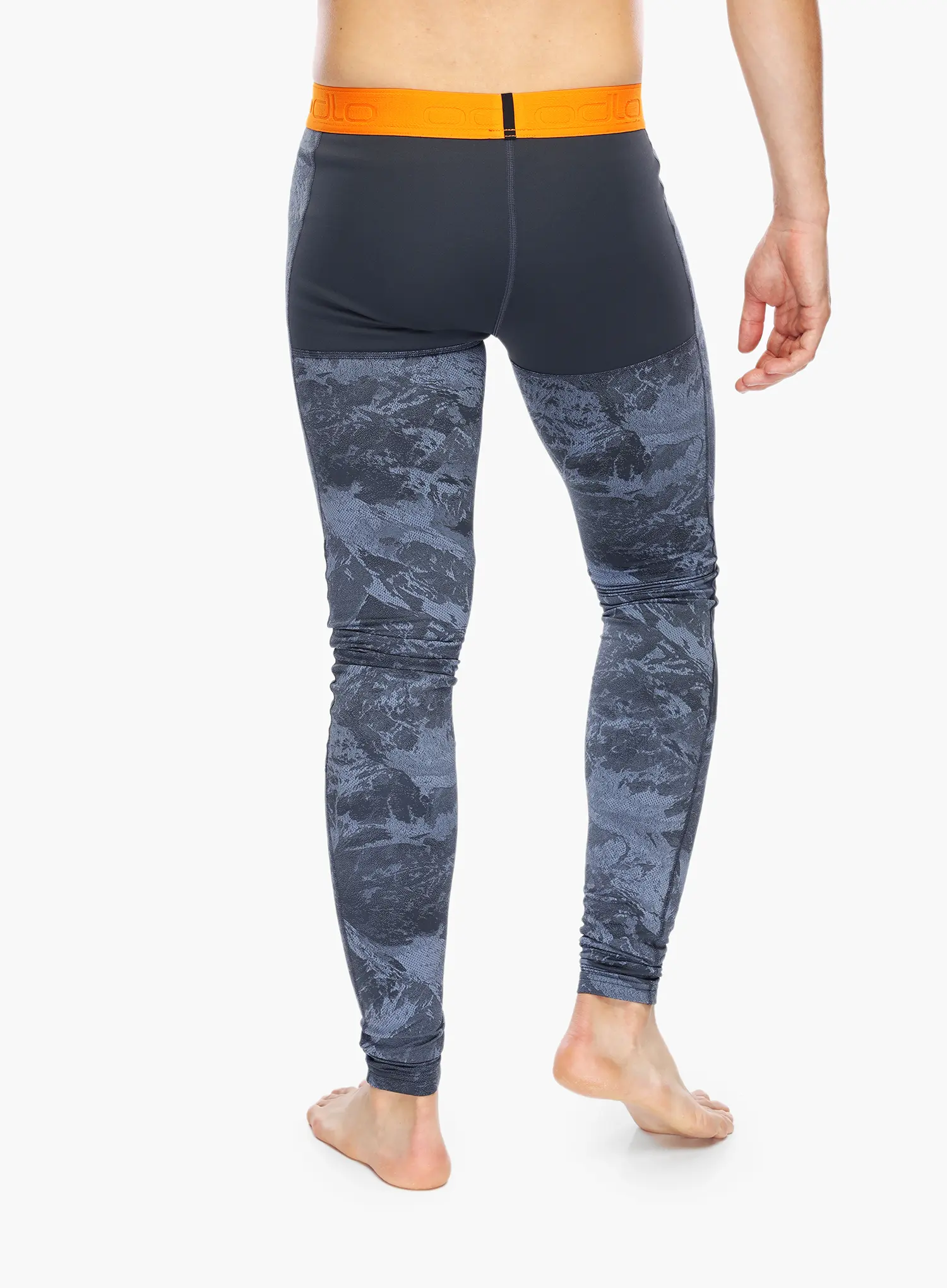 Termo pajkice Odlo Whistler Eco BL Bottom Long - folkstone gray/india ink