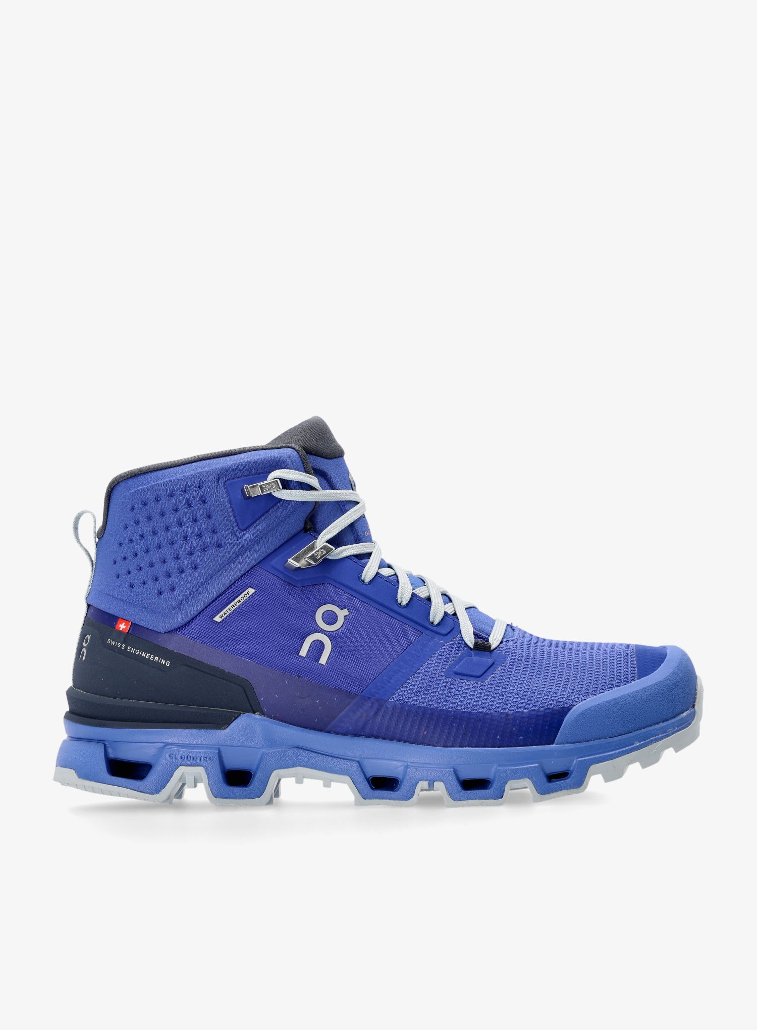 Moški pohodniški čevlji On Cloudrock 2 Waterproof - indigo/cobalt
