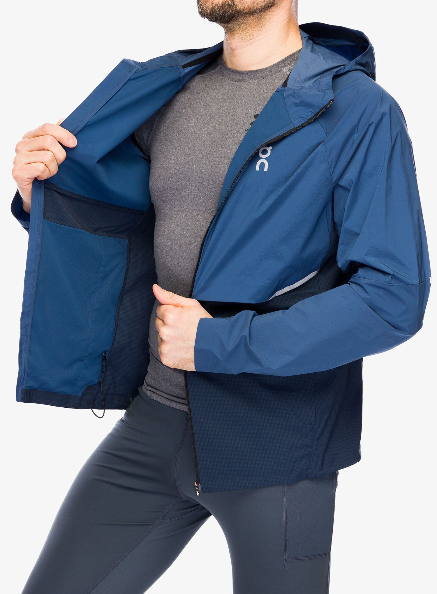 Jakna za tek On Core Jacket - denim/navy