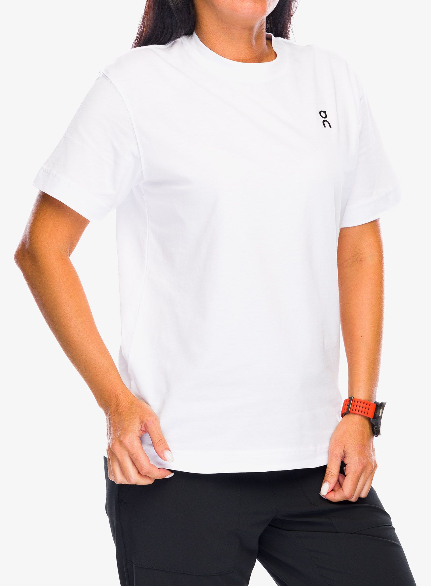 Ženska bombažna majica On Graphic-T - white