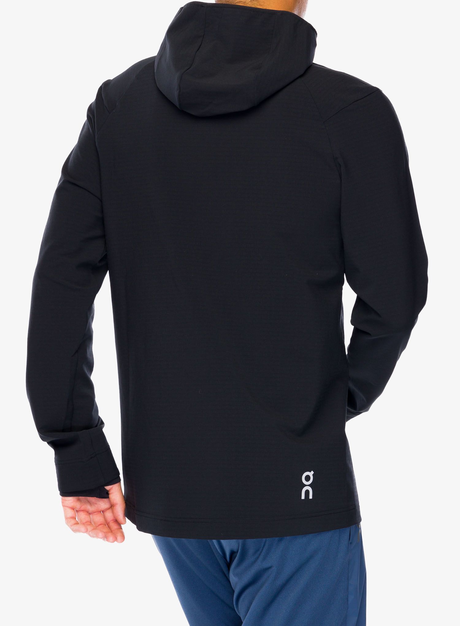 Tekaška jopica On Pace Hoodie - black