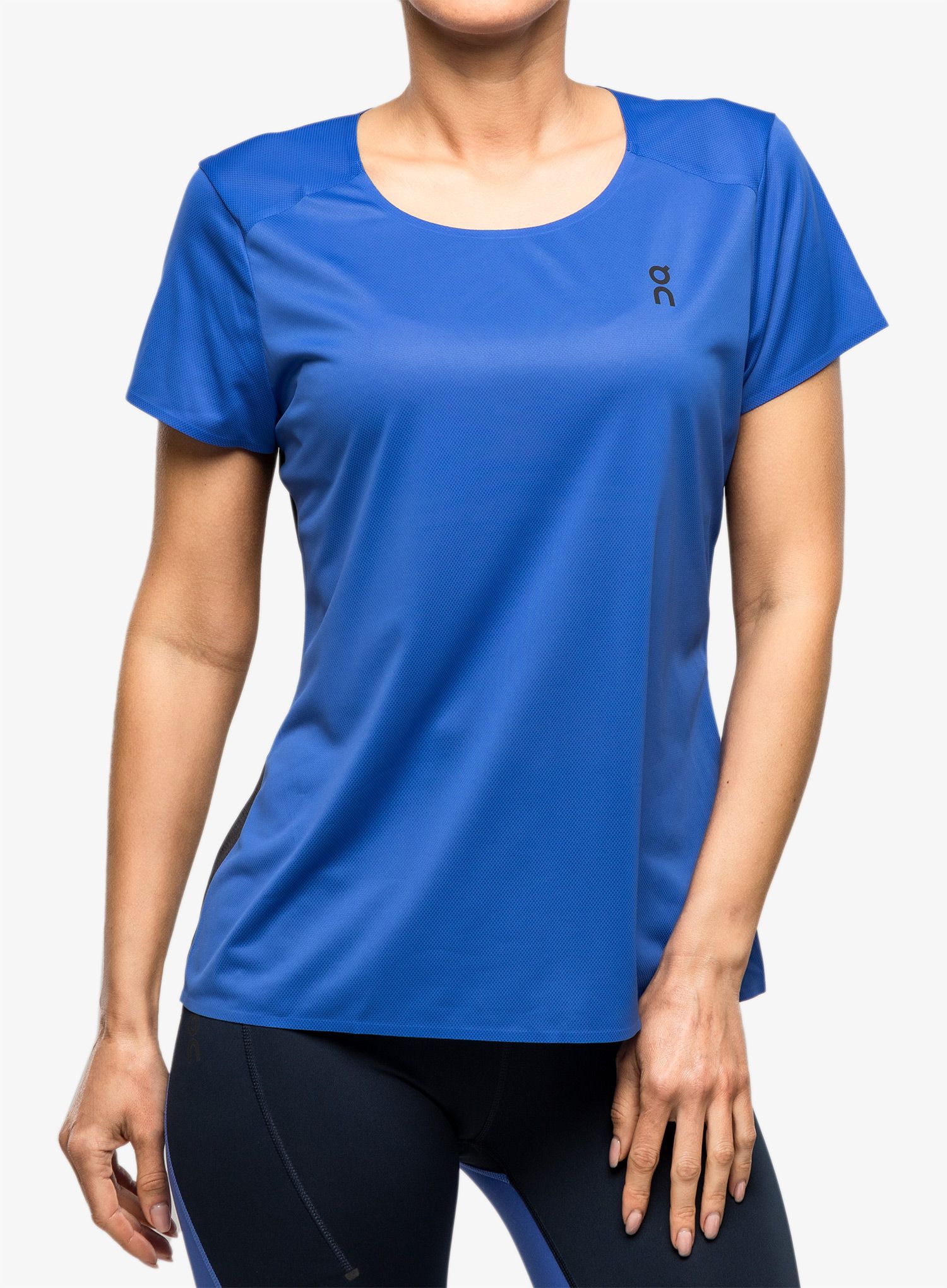 Ženska tekaška majica On Performance-T - cobalt/black