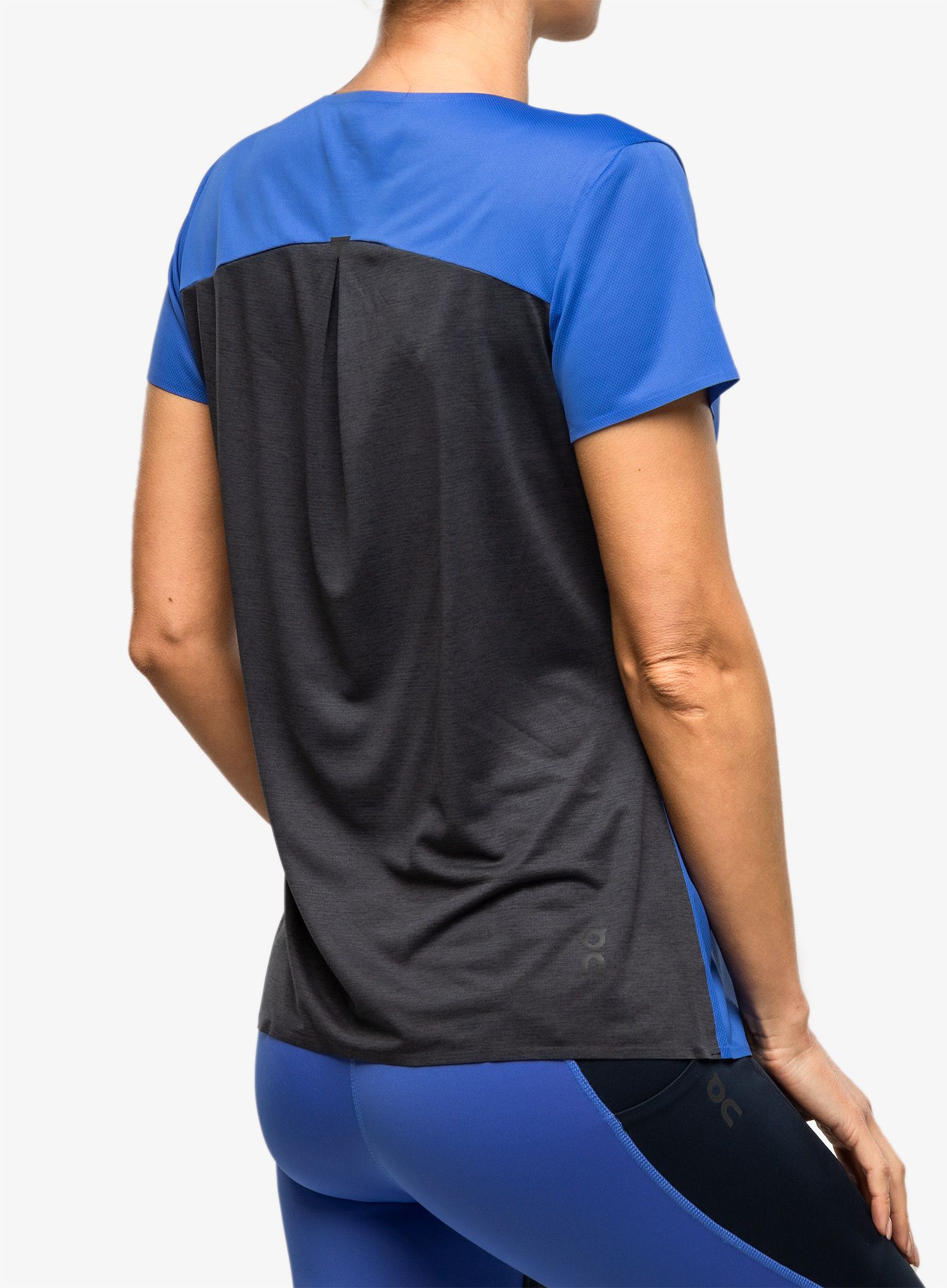 Ženska tekaška majica On Performance-T - cobalt/black