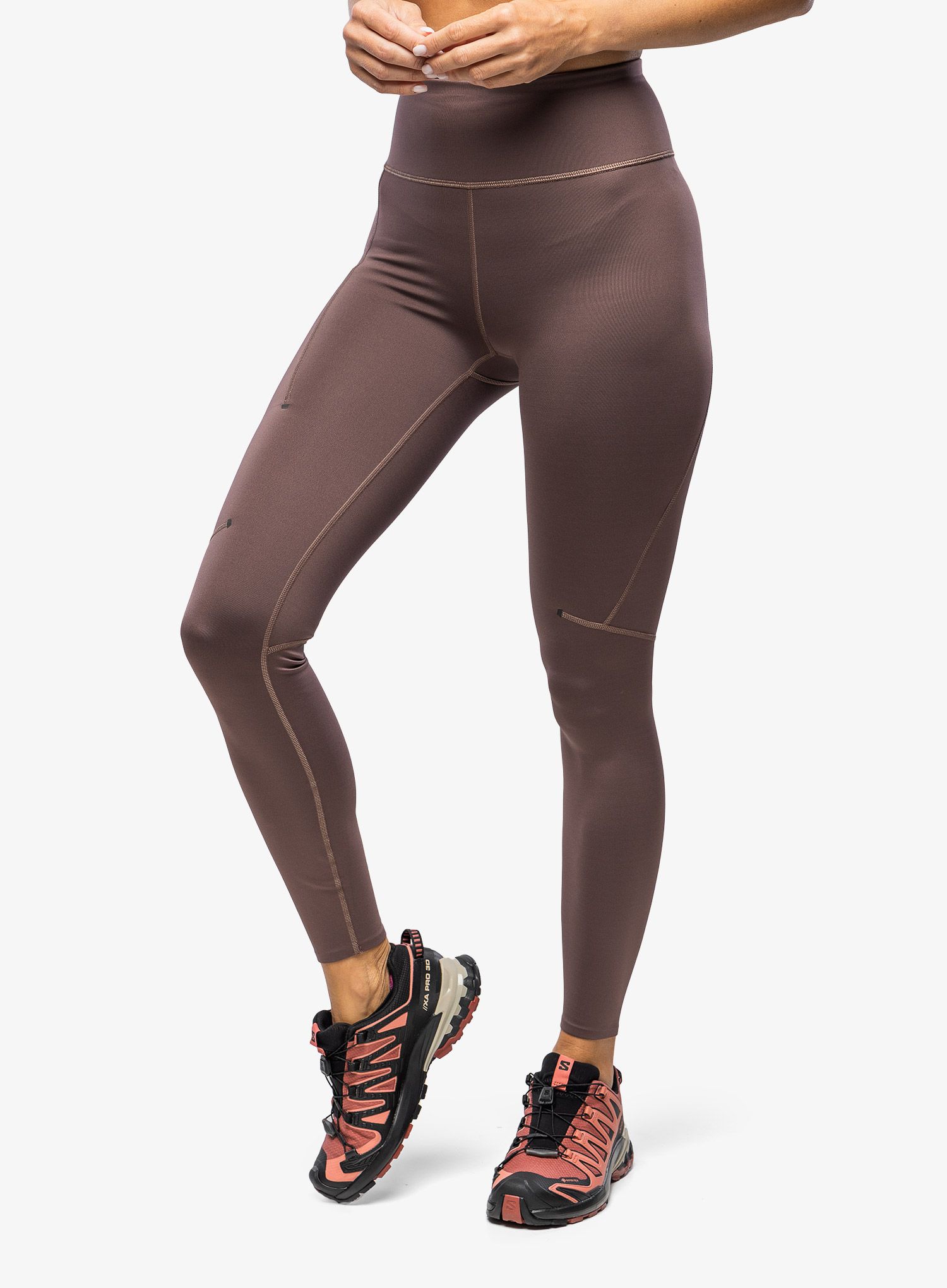 Ženske tekaške pajkice On Performance Winter Tights - grape