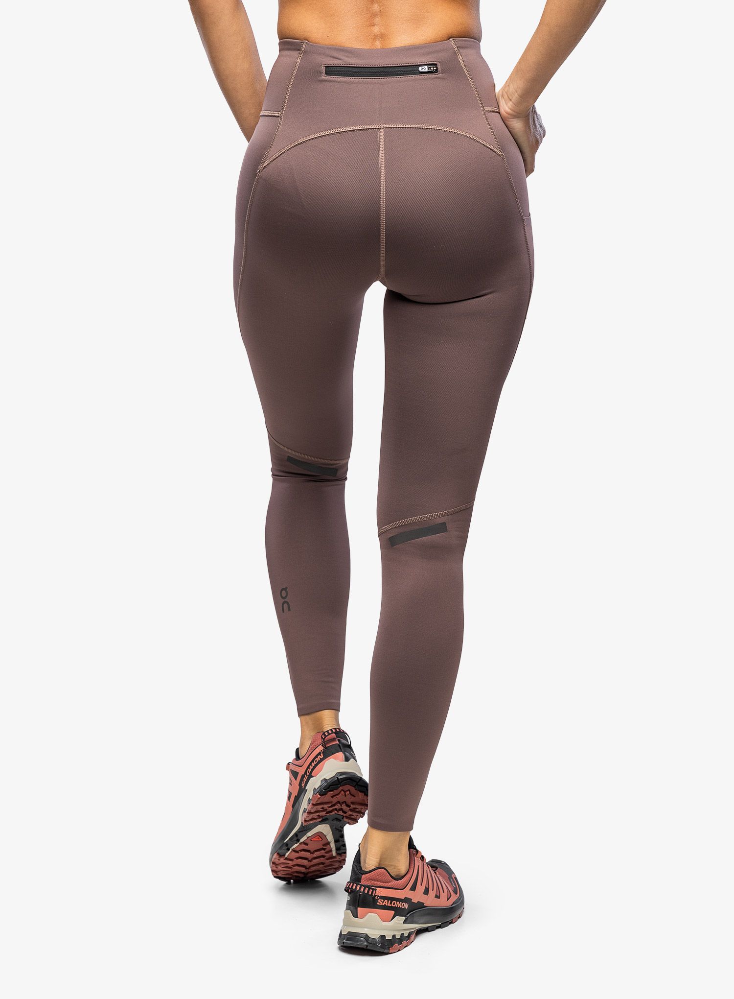 Ženske tekaške pajkice On Performance Winter Tights - grape