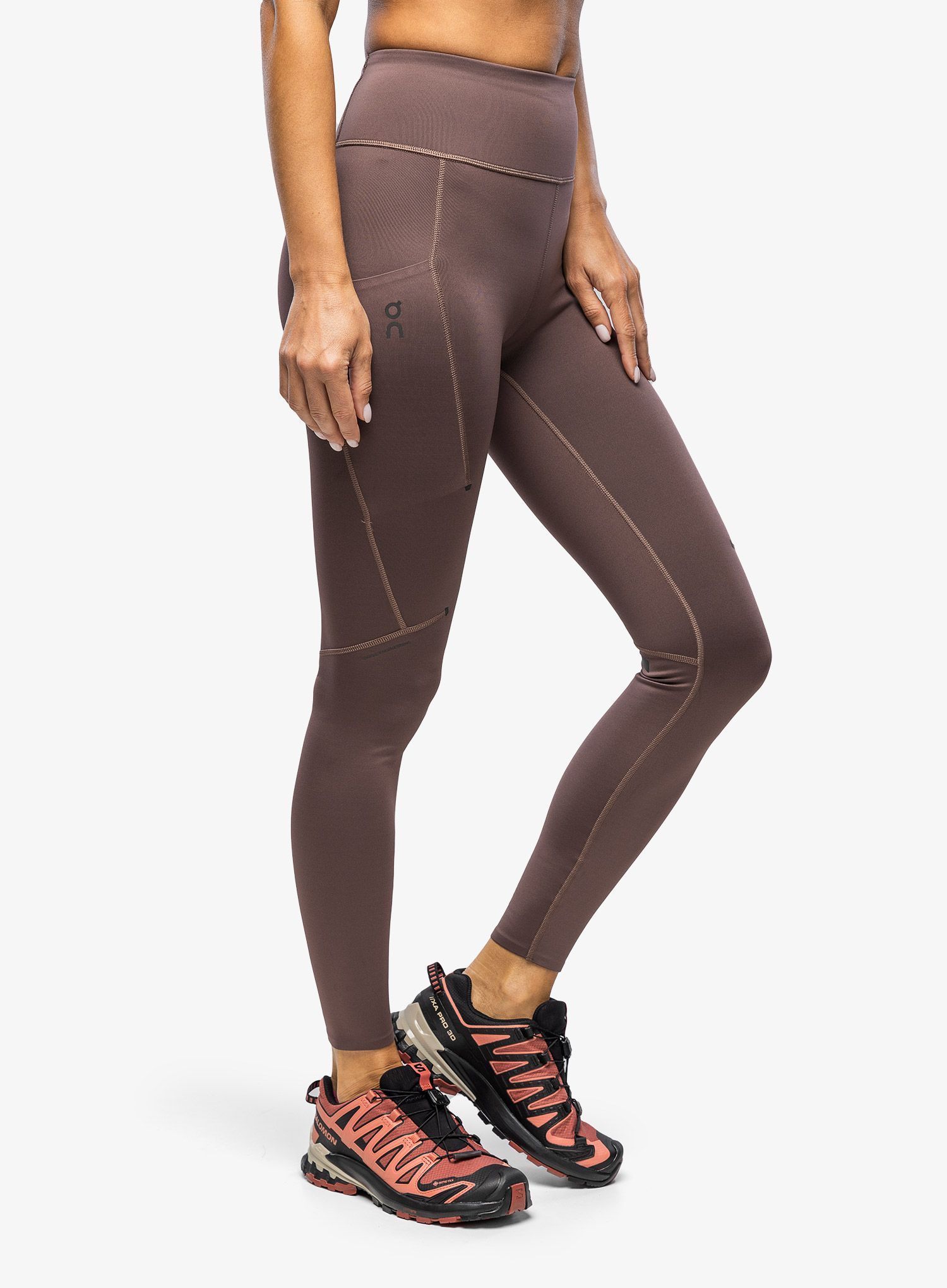 Ženske tekaške pajkice On Performance Winter Tights - grape