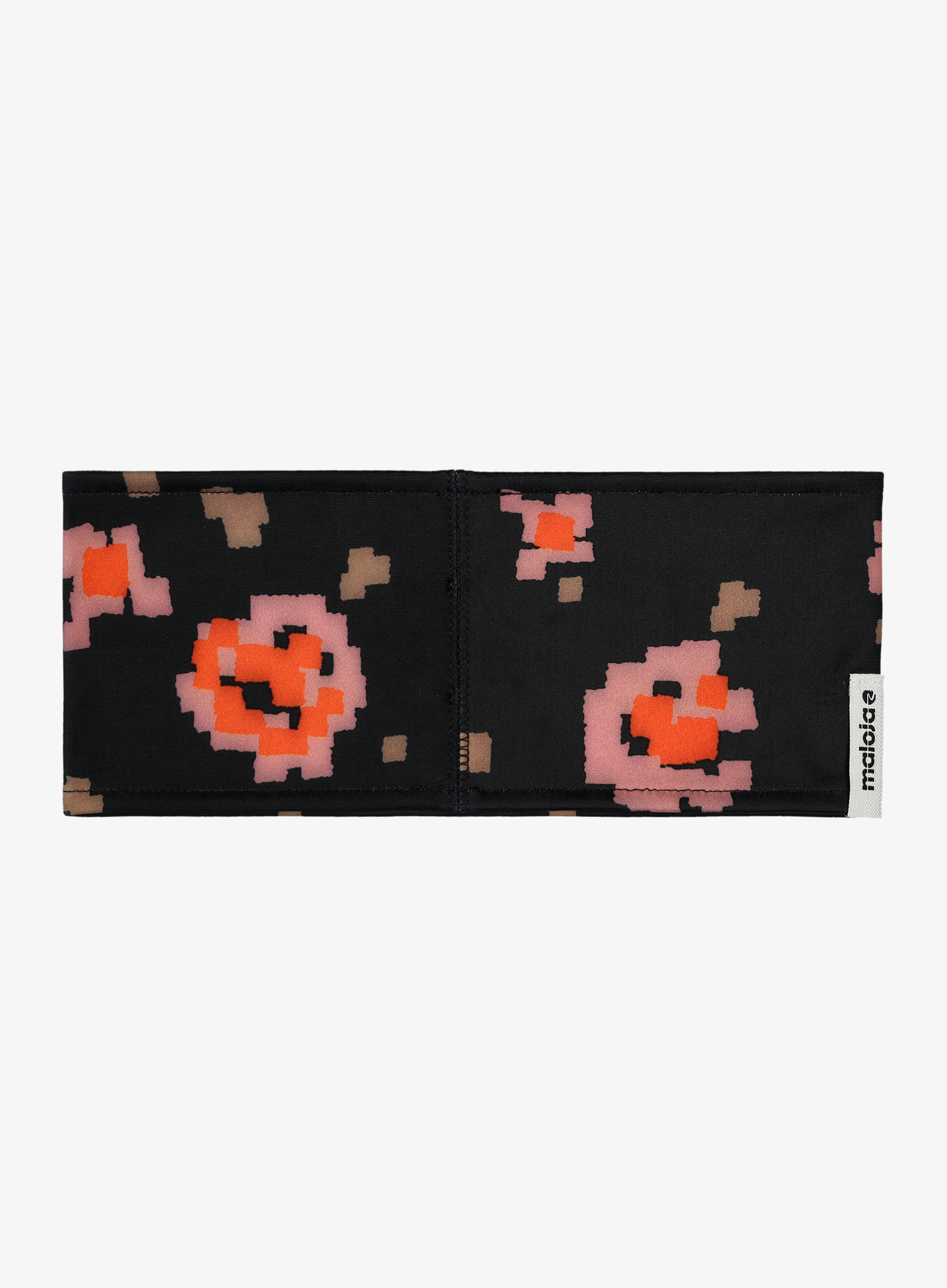 Ženski naglavni trak Maloja Schoberstein - deep black pixelrose