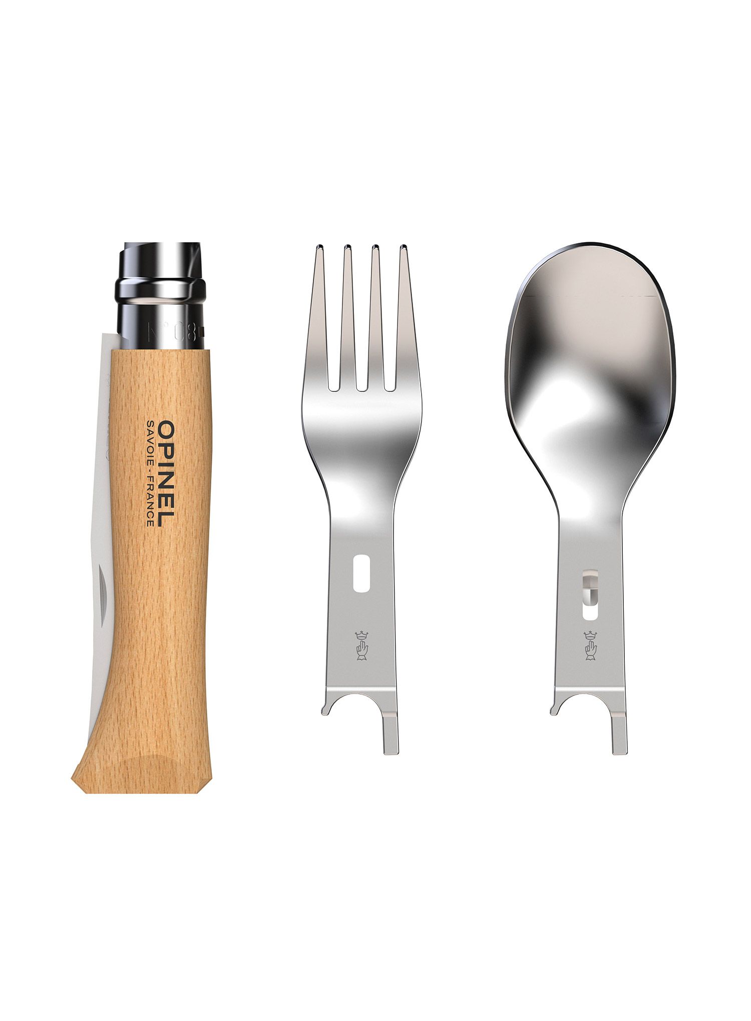 Pohodniški komplet Opinel Nomad Picnic Plus + N°08 Knife