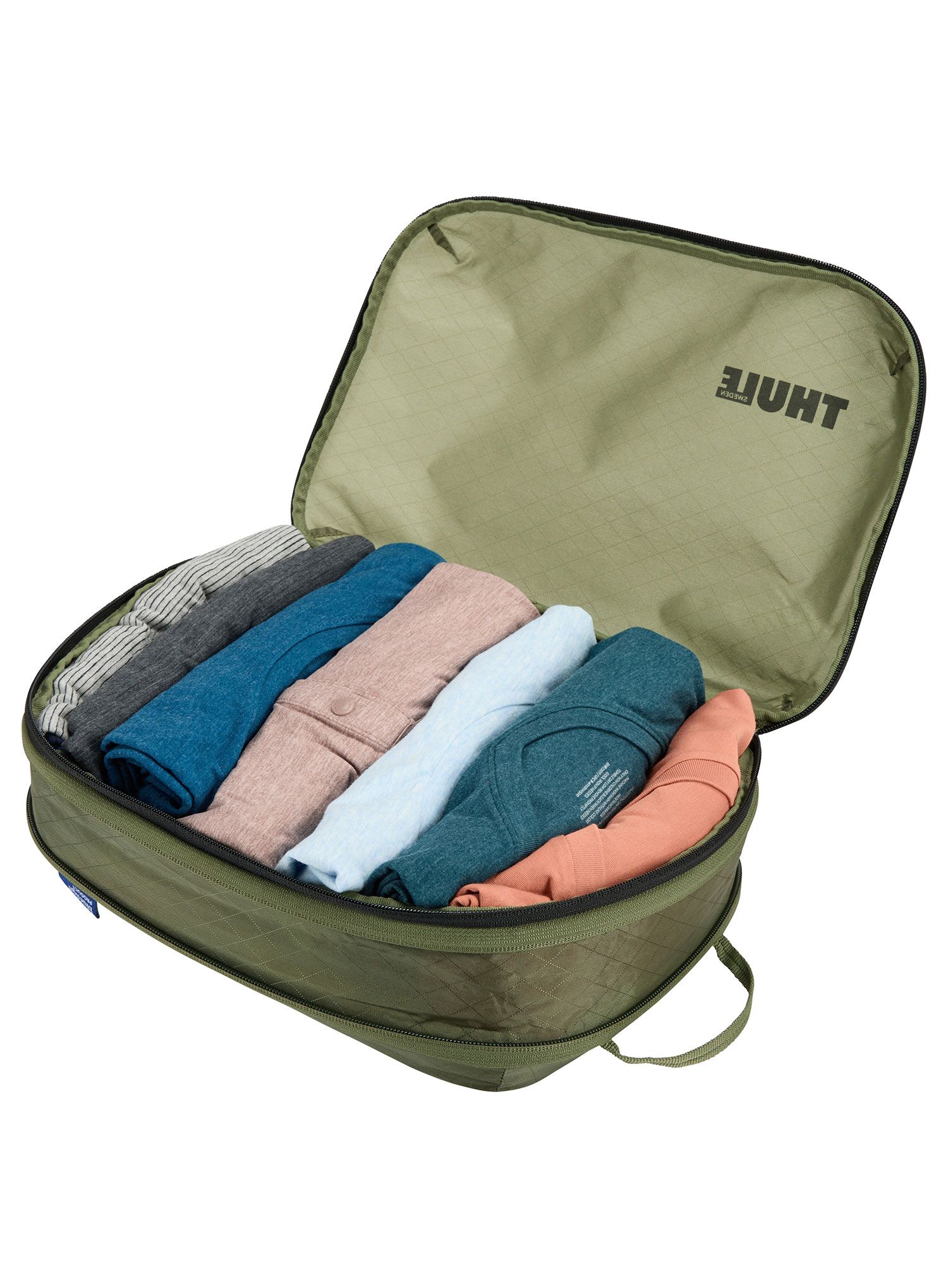 Potovalni organizator Thule Compression Packing Cube Medium - soft green