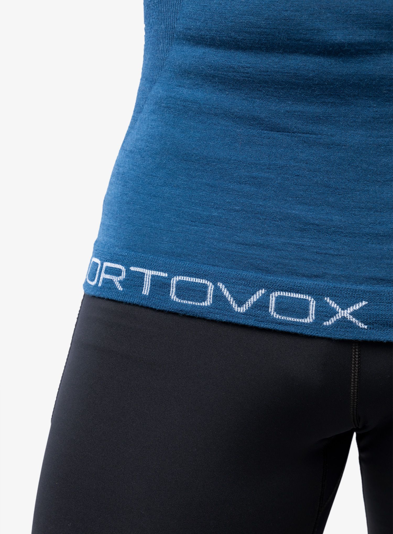 Termo flis jopa Ortovox 120 Comp Light Long Sleeve - petrol blue