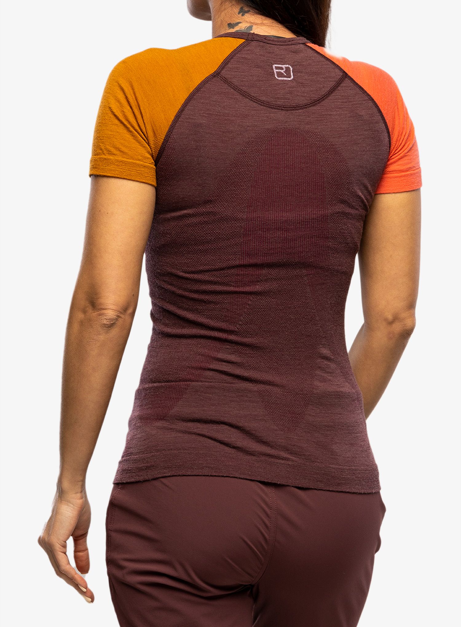 Ženska termo majica Ortovox 120 Comp Light Short Sleeve - winetasting