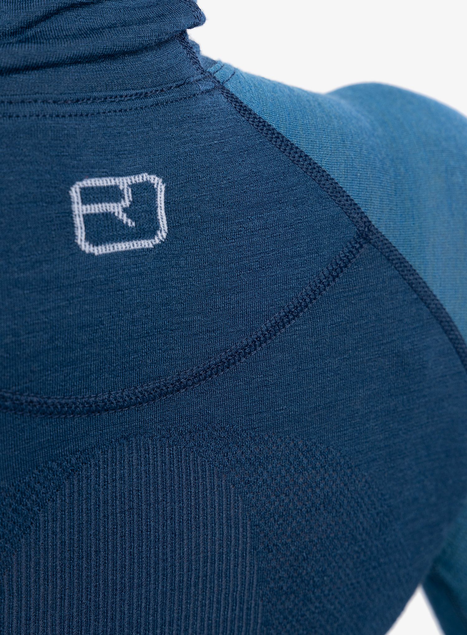 Ženska termo flis jopa Ortovox 120 Comp Light Hoody - petrol blue