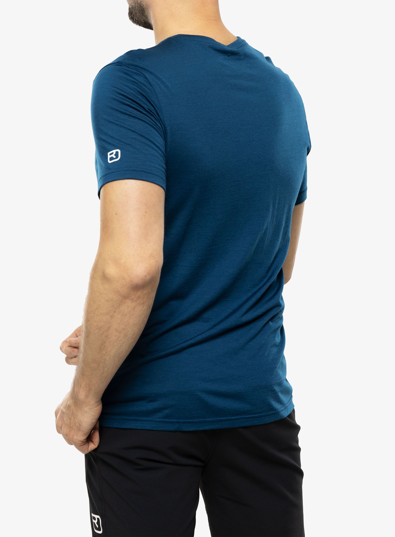 Merino majica Ortovox 150 Cool Mtn Protector TS - petrol blue