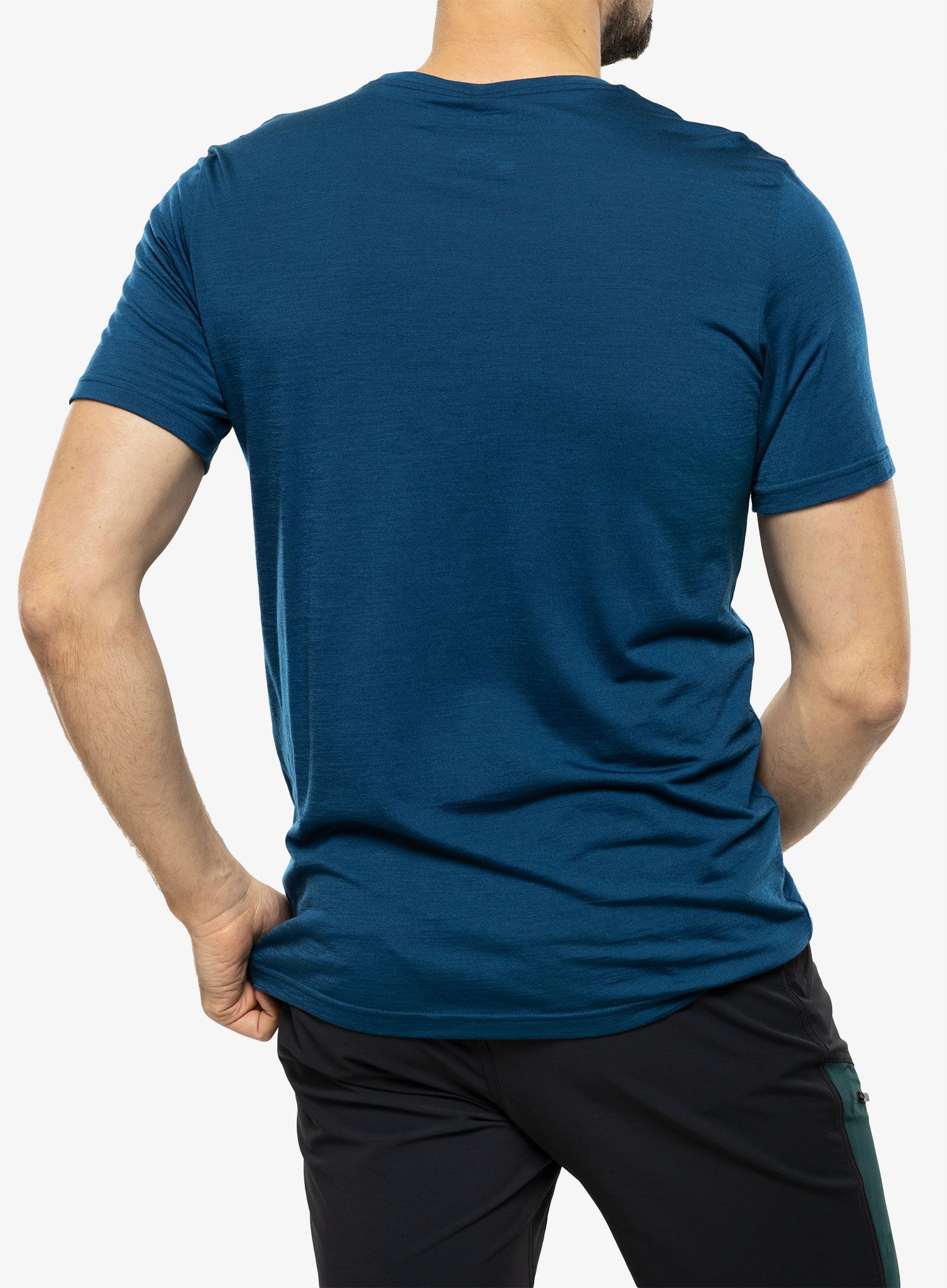 Merino majica Ortovox 150 Cool Mtn Protector TS - petrol blue