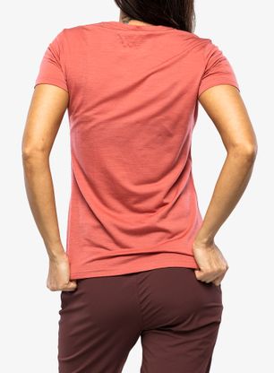 Ženska merino majica Ortovox 150 Cool Mtn Protector TS - wild rose