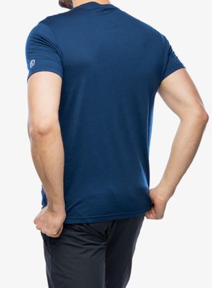 Merino majica Ortovox 150 Cool Vintage Badge TS - deep ocean