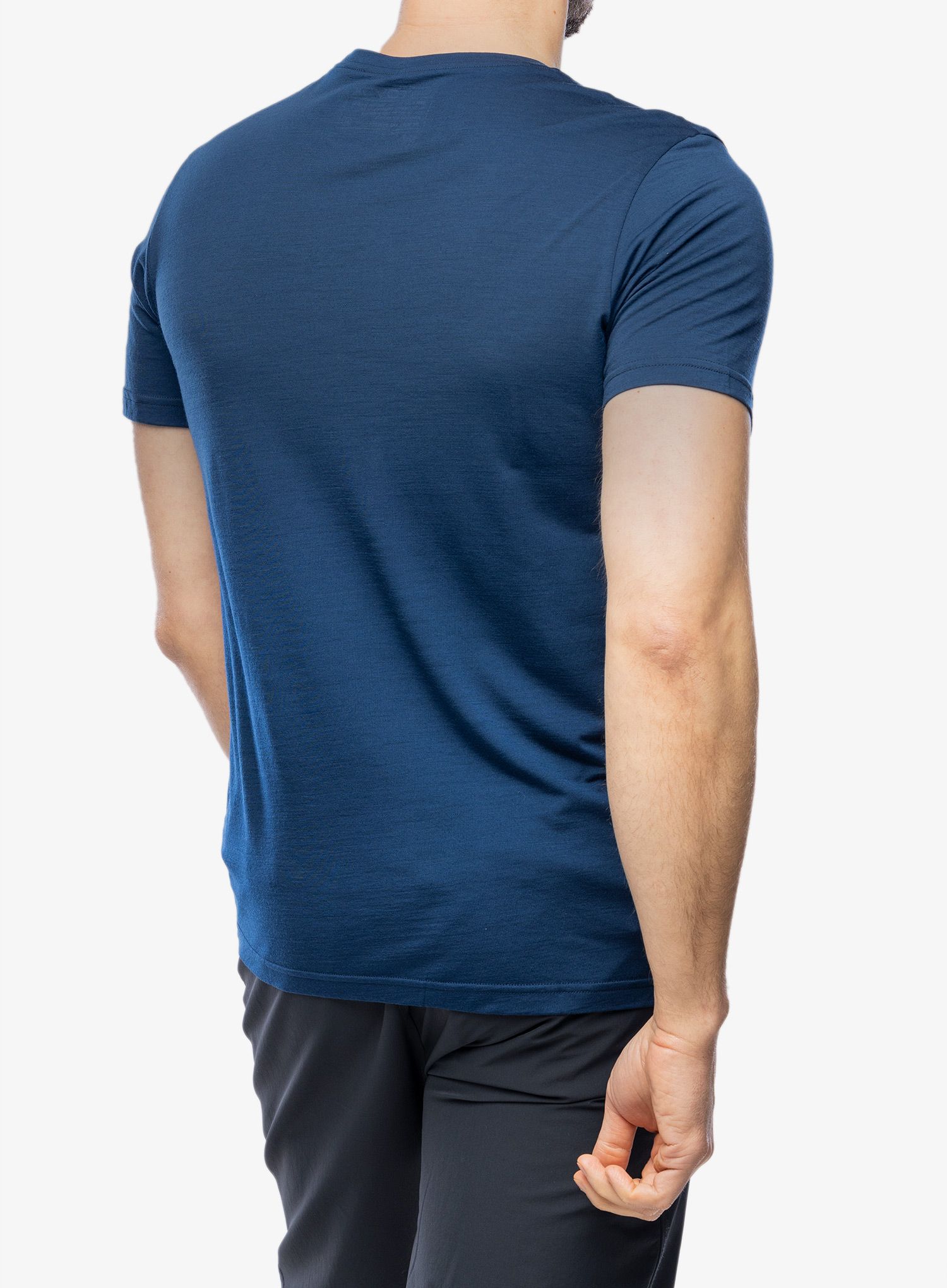 Merino majica Ortovox 150 Cool Vintage Badge TS - deep ocean