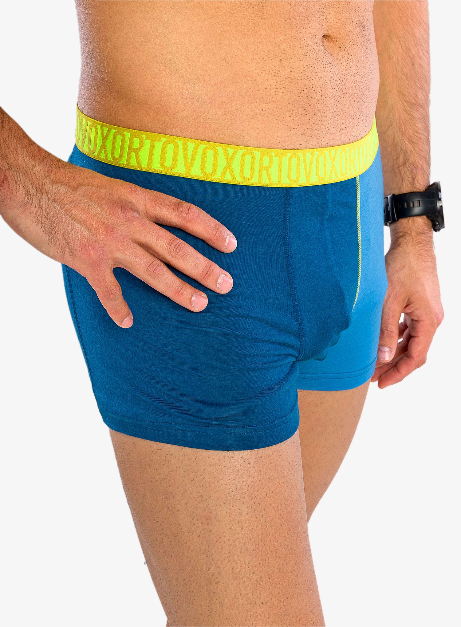 Boksarice Ortovox 150 Essential Trunks - petrol blue