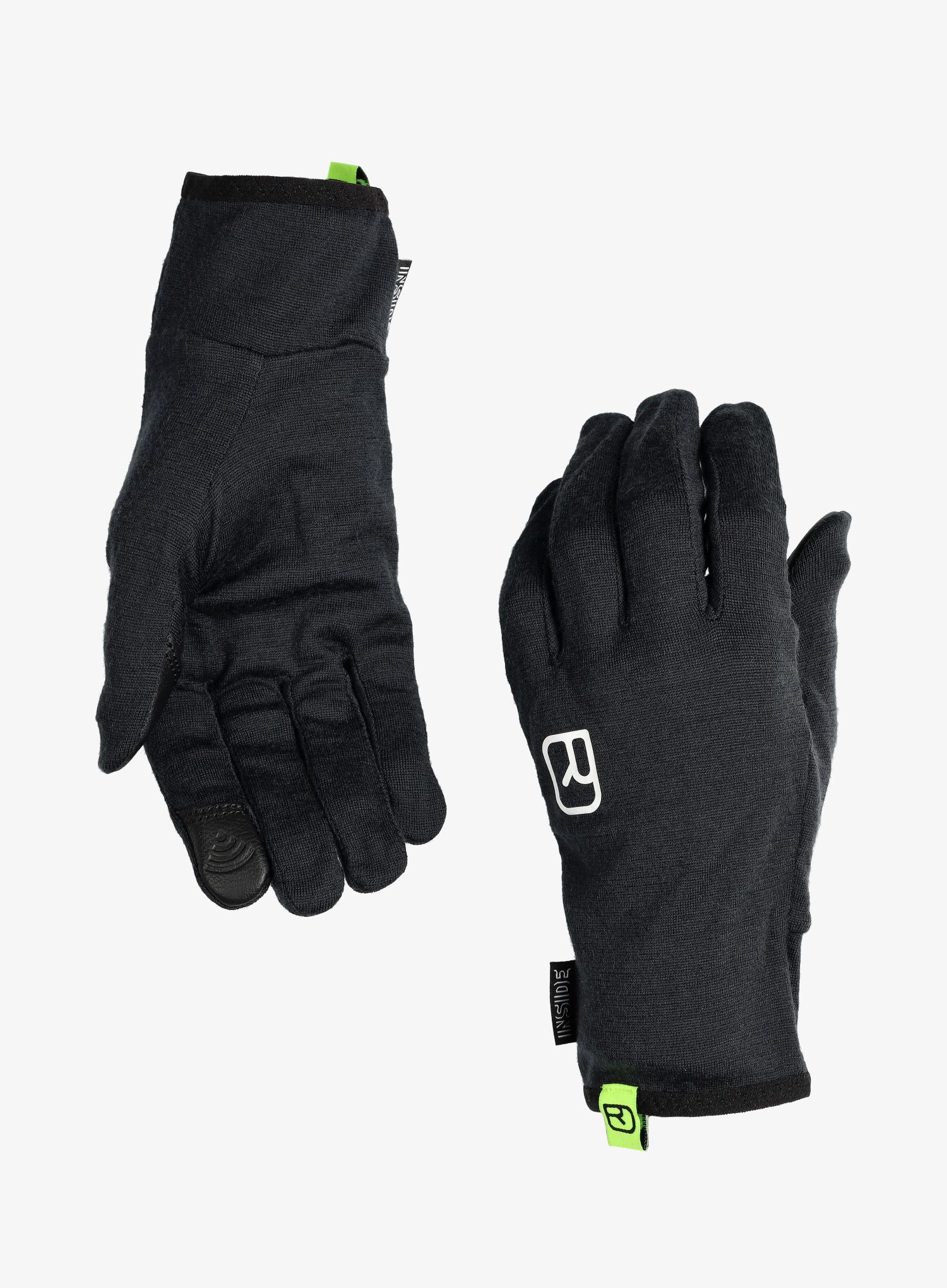 Volnene rokavice Ortovox 185 Rock'N'Wool Glove Liner - blk raven