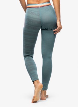 Ženske termo pajkice Ortovox 185 Rock N Wool Long Pants - arctic grey