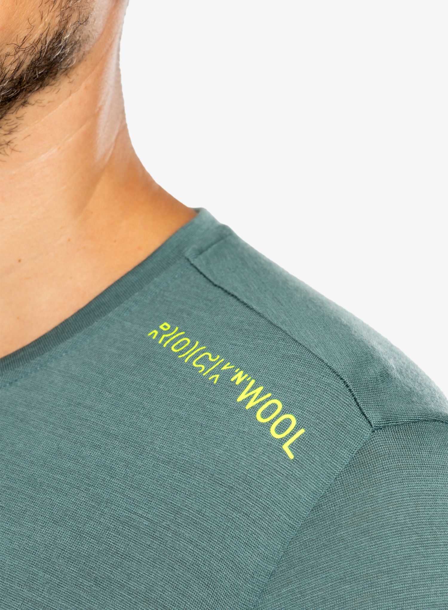Termo flis jopa Ortovox 185 Rock N Wool Long Sleeve - arctic grey