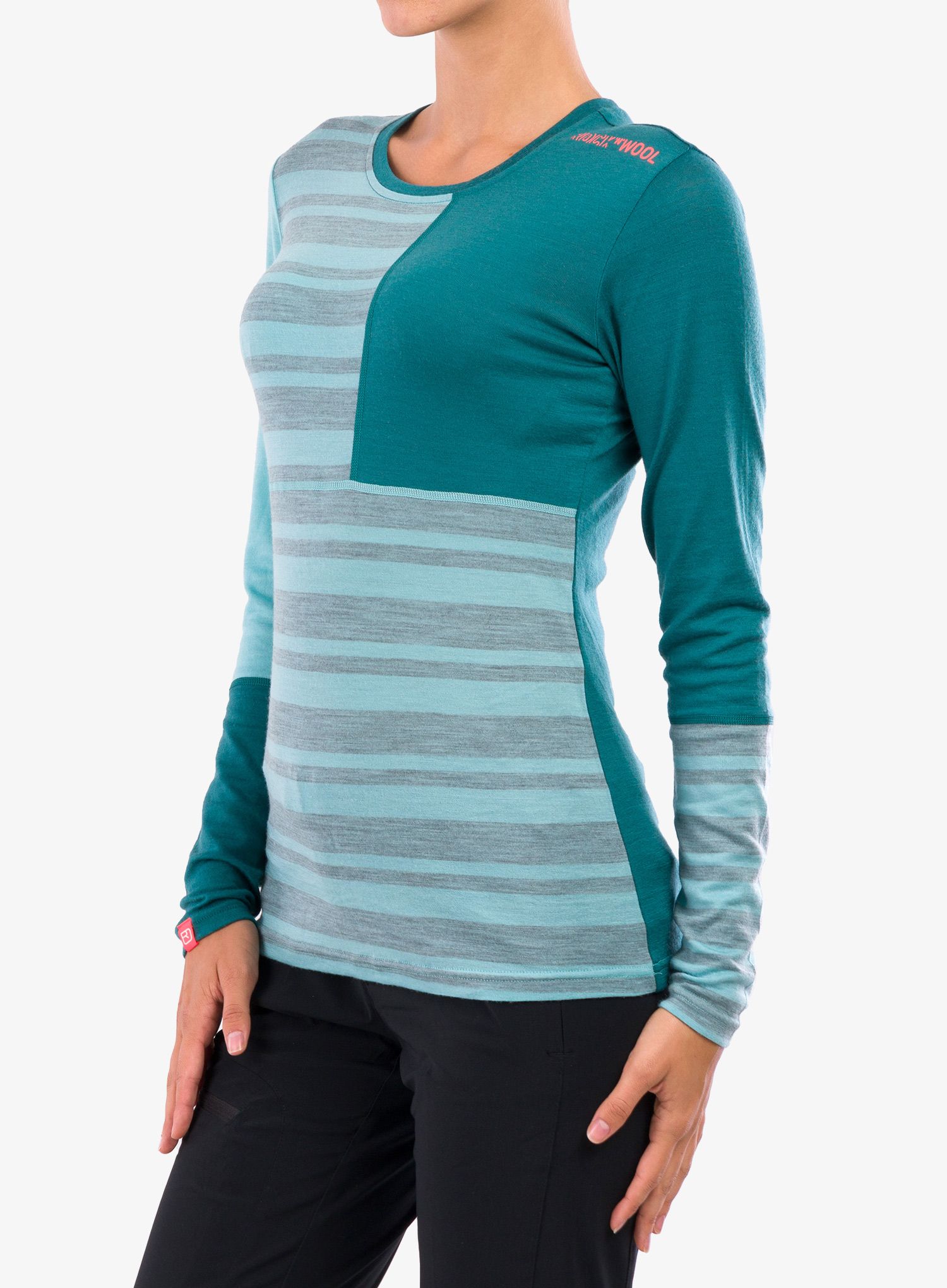 Jopica Ortovox 185 Rock'N'Wool Long Sleeve - ice waterfall