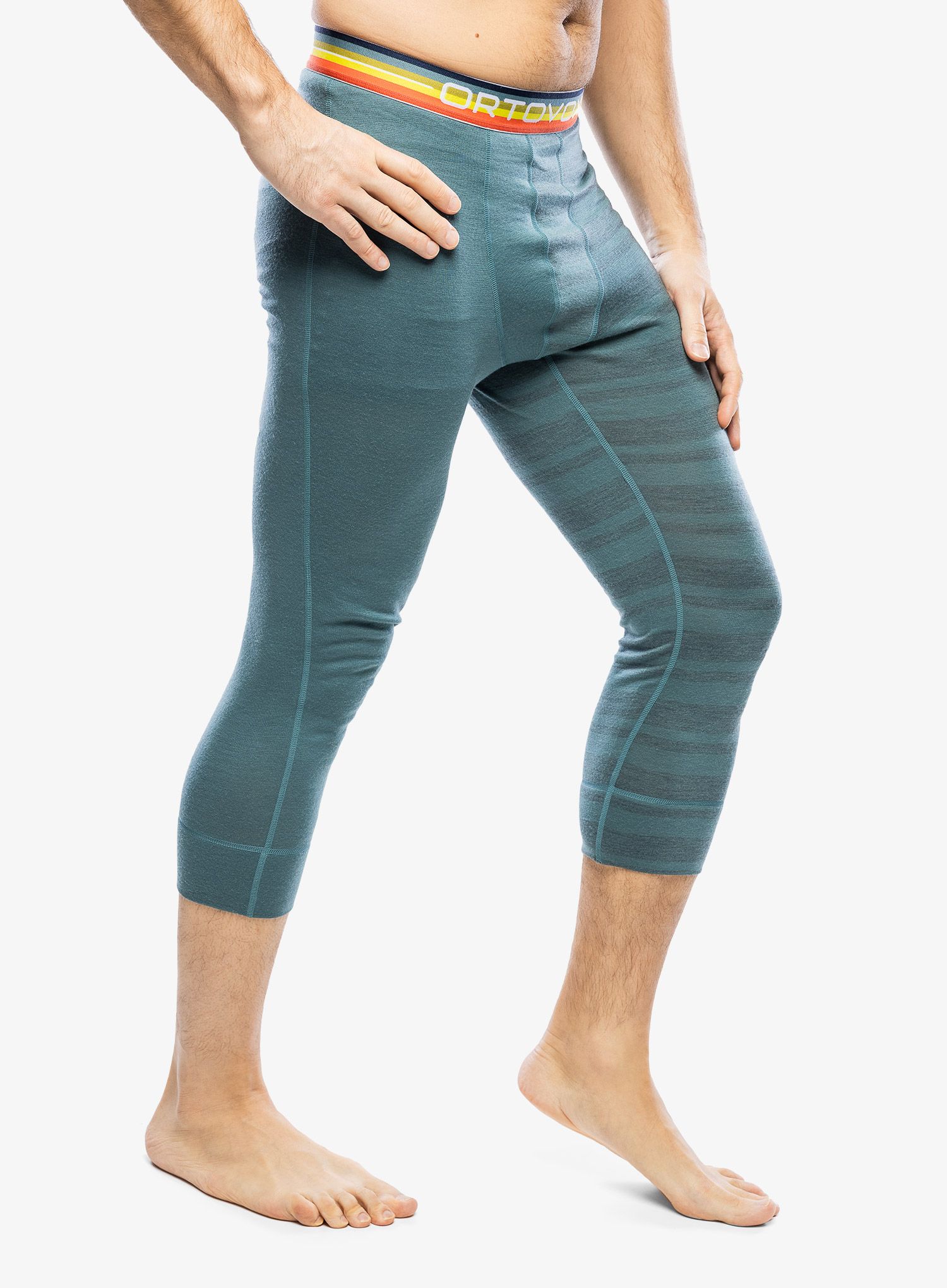 Termo pajkice Ortovox 185 Rock N Wool Short Pants - arctic grey