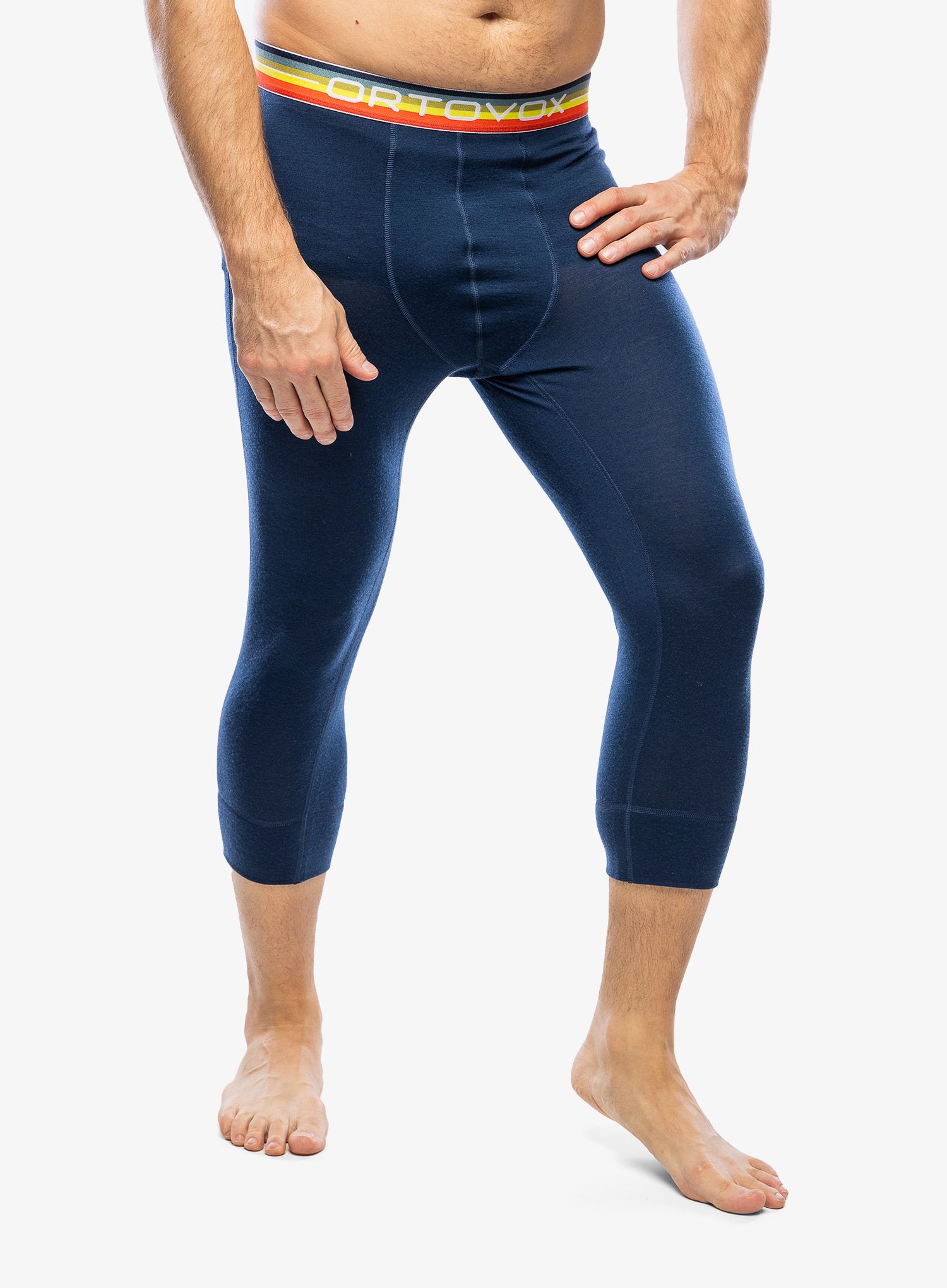 Termo pajkice Ortovox 185 Rock N Wool Short Pants - deep ocean