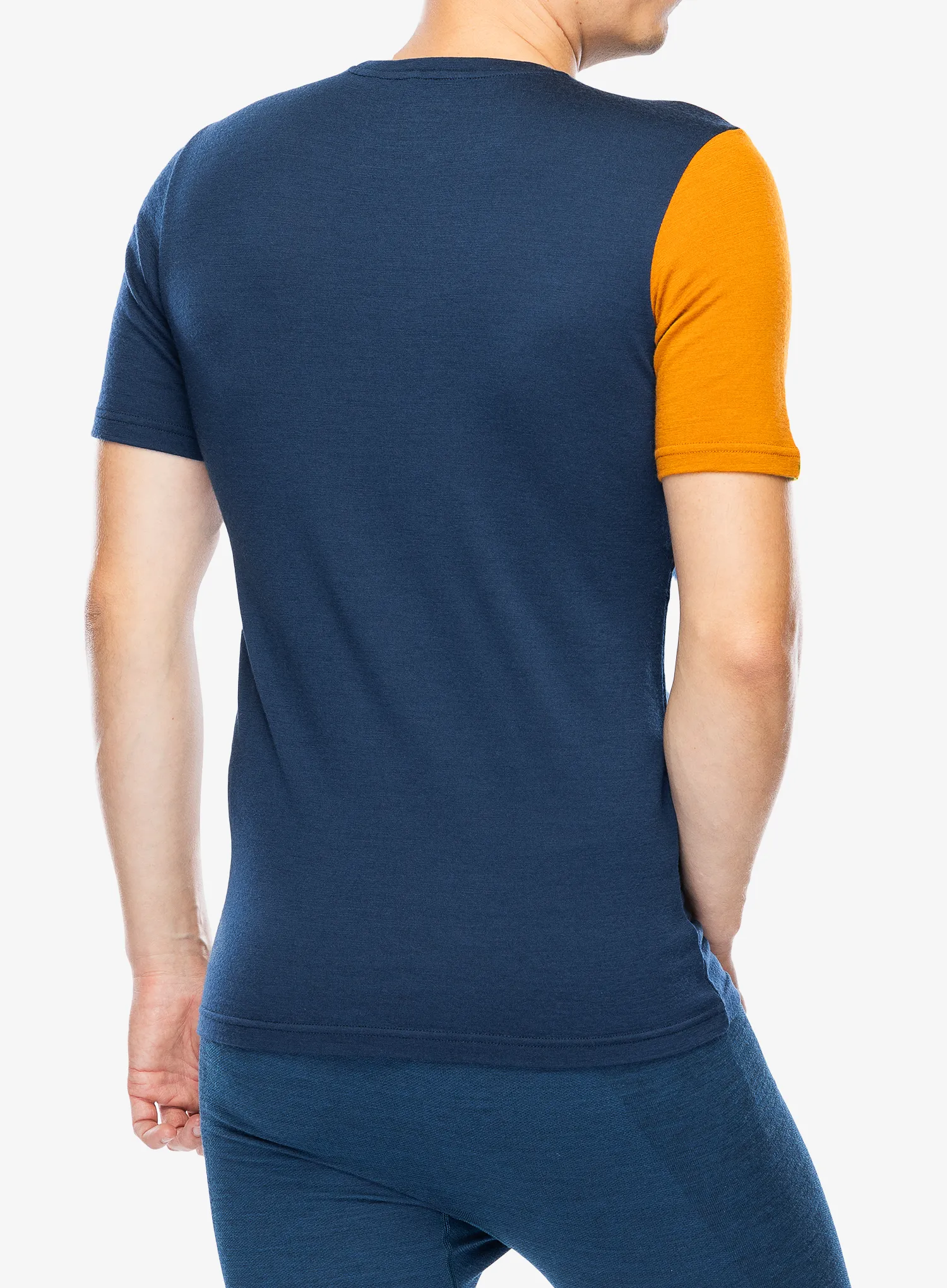 Termo majica Ortovox 185 Rock N Wool Short Sleeve - deep ocean