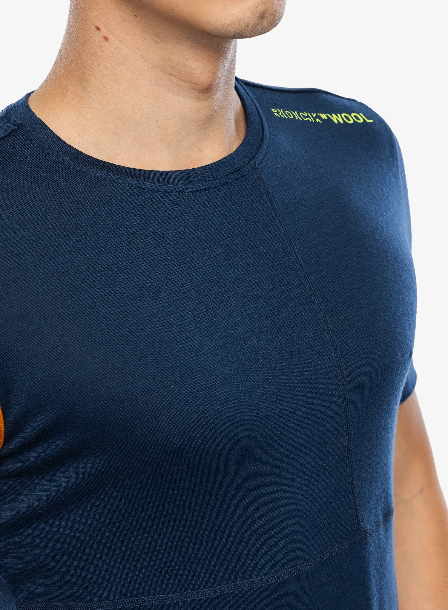 Termo majica Ortovox 185 Rock N Wool Short Sleeve - deep ocean