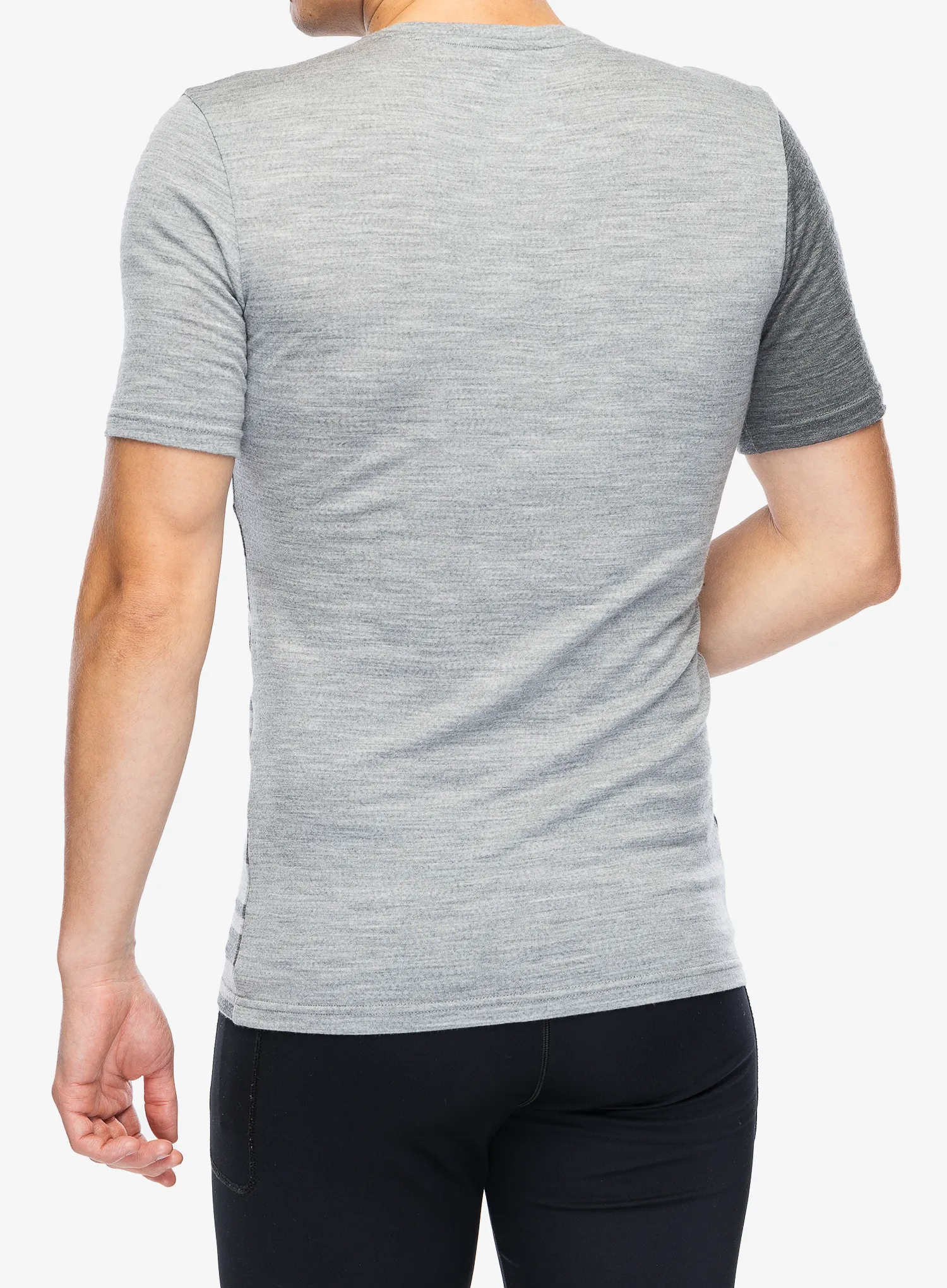 Termo majica Ortovox 185 Rock N Wool Short Sleeve - grey blend